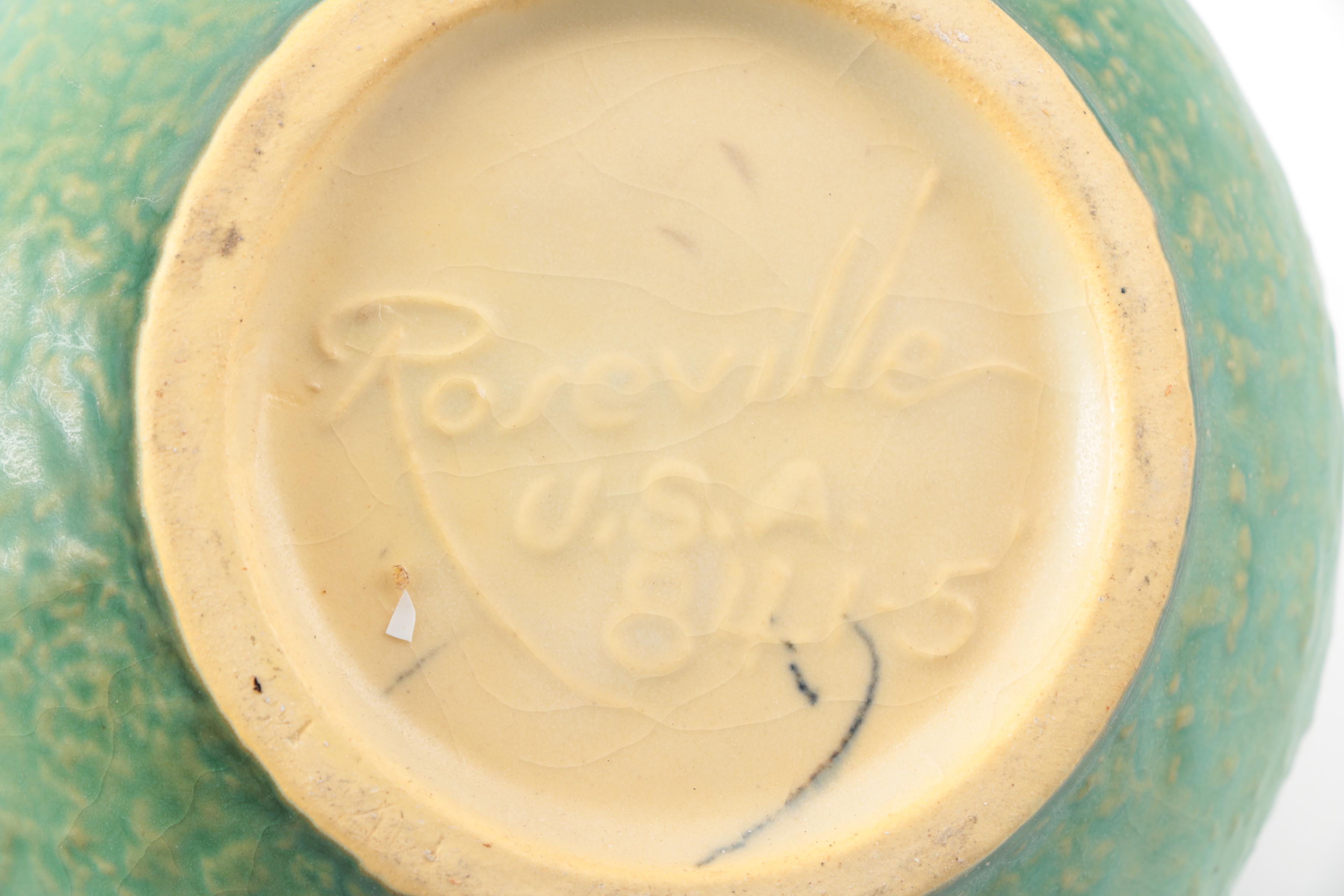 Roseville Pottery Blue "Bittersweet" Vase