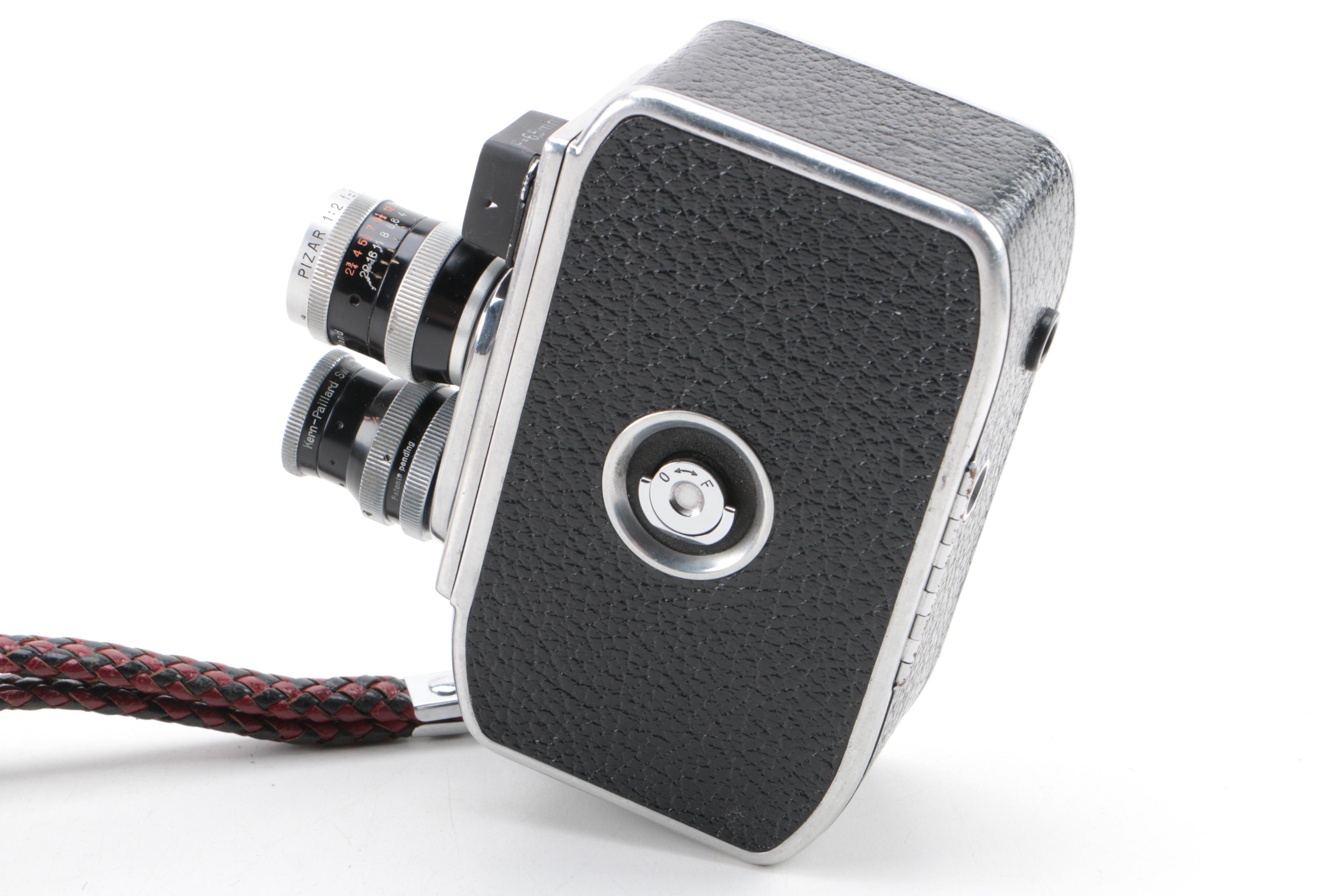 Vintage Paillard-Bolex B8 Movie Camera with Bag and Accessories