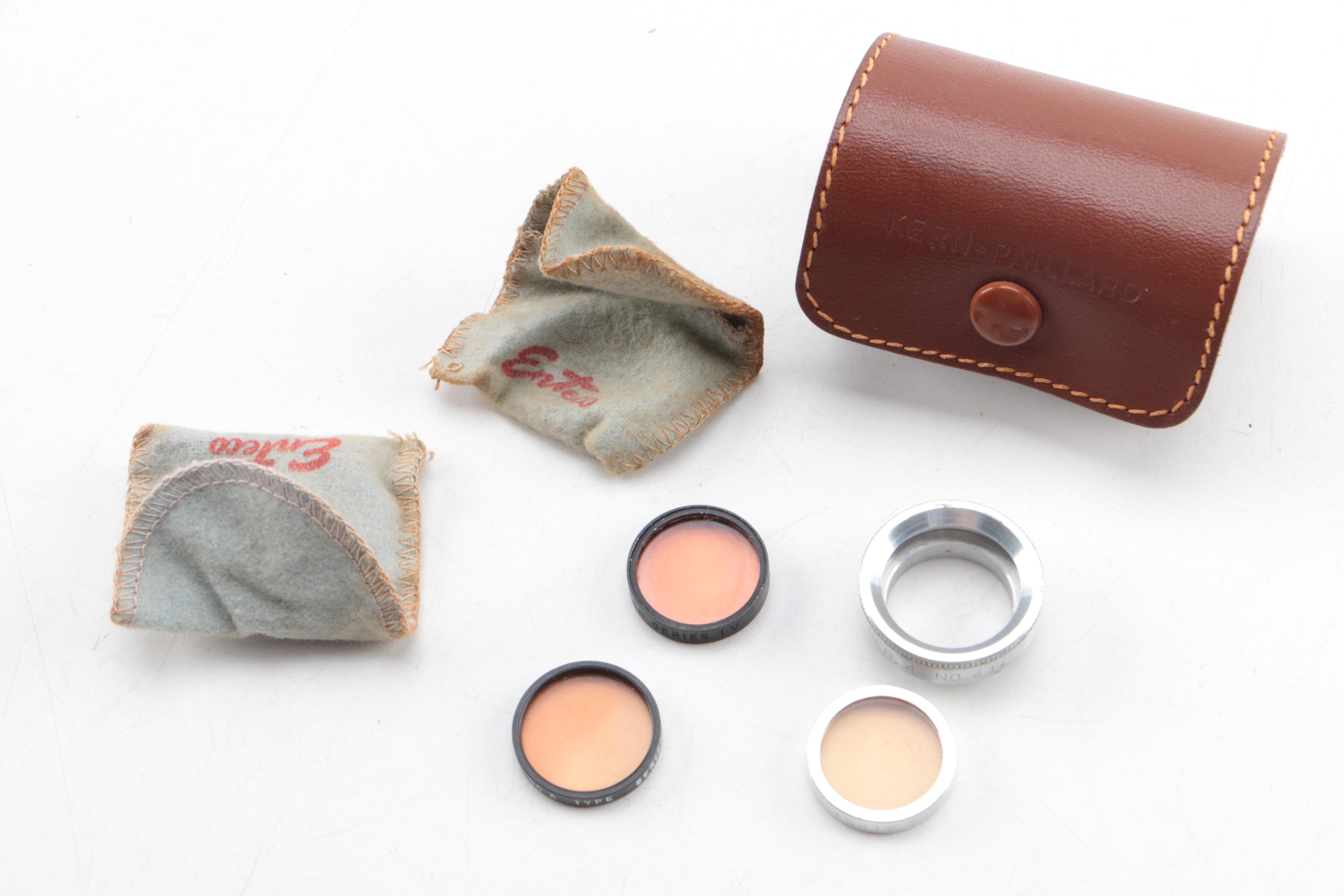 Vintage Paillard-Bolex B8 Movie Camera with Bag and Accessories