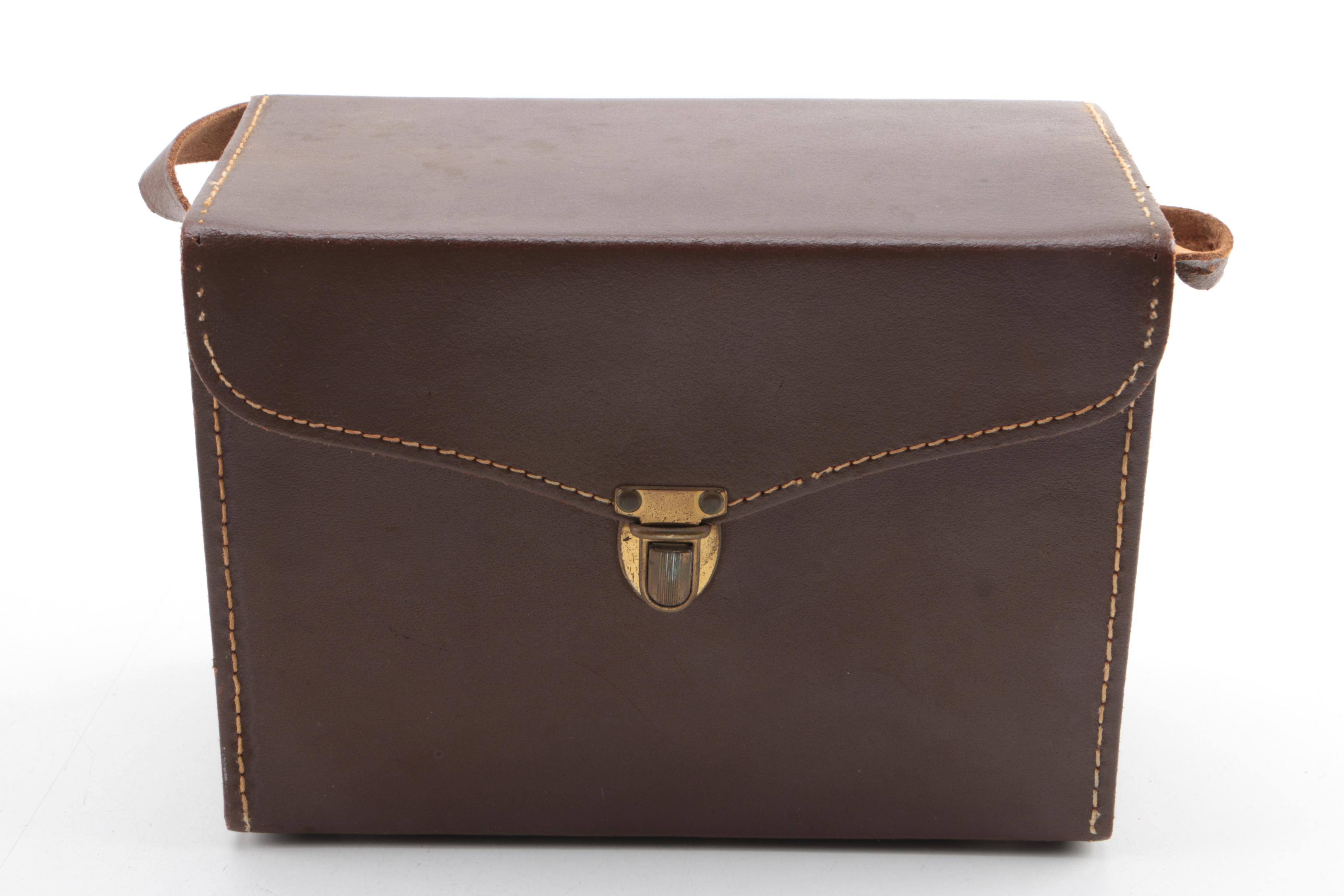 Vintage Paillard-Bolex B8 Movie Camera with Bag and Accessories