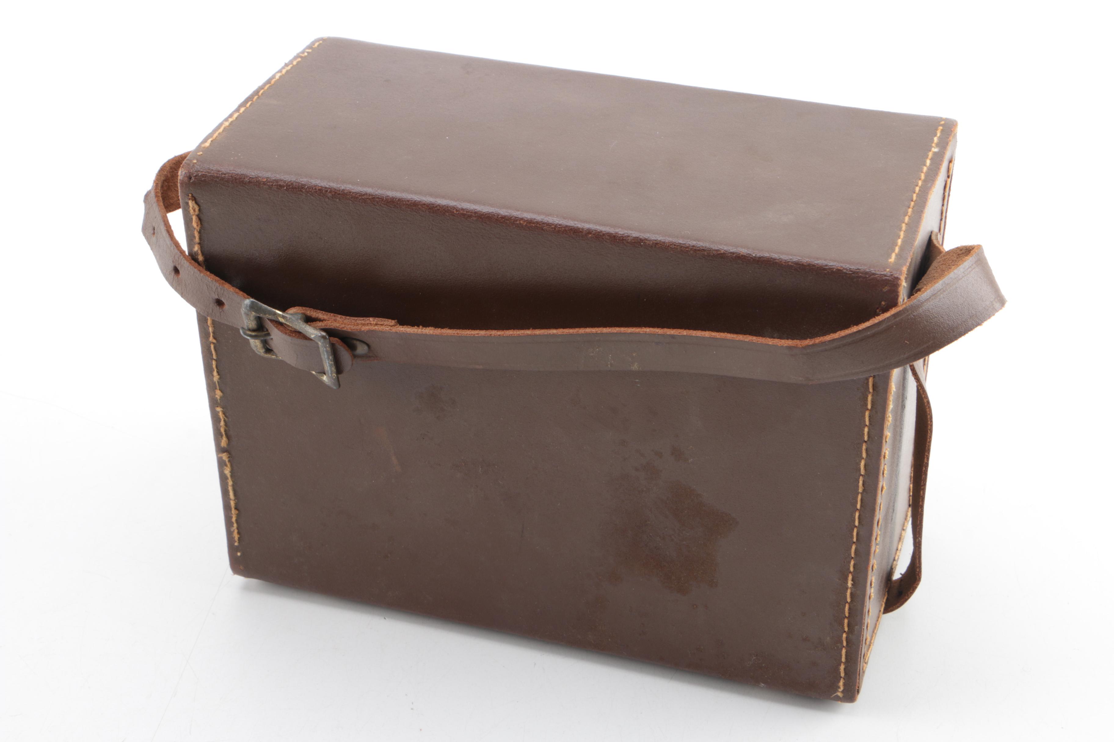 Vintage Paillard-Bolex B8 Movie Camera with Bag and Accessories