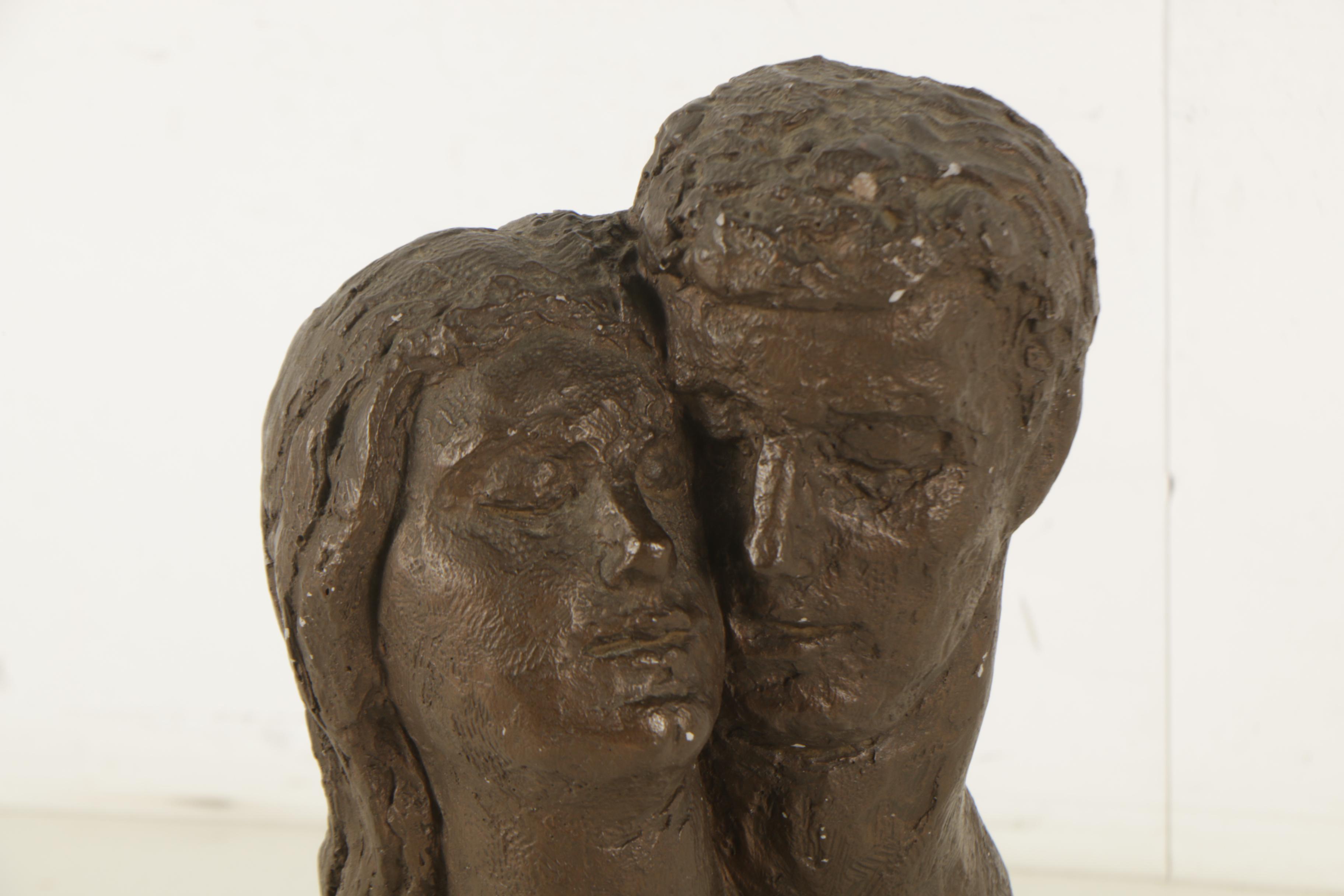 Austin Productions 1962 Plaster Bust "The Lovers"