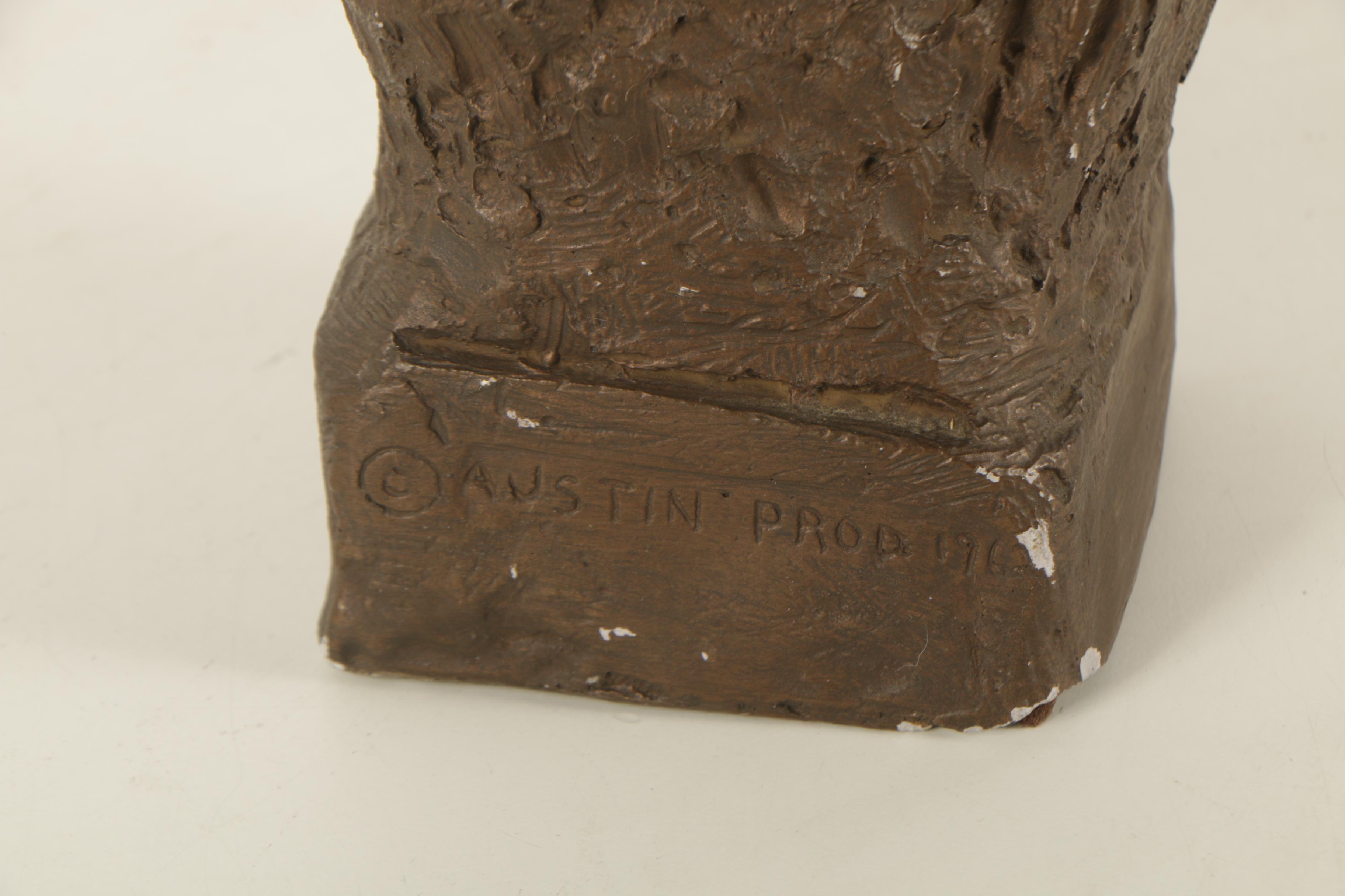 Austin Productions 1962 Plaster Bust "The Lovers"