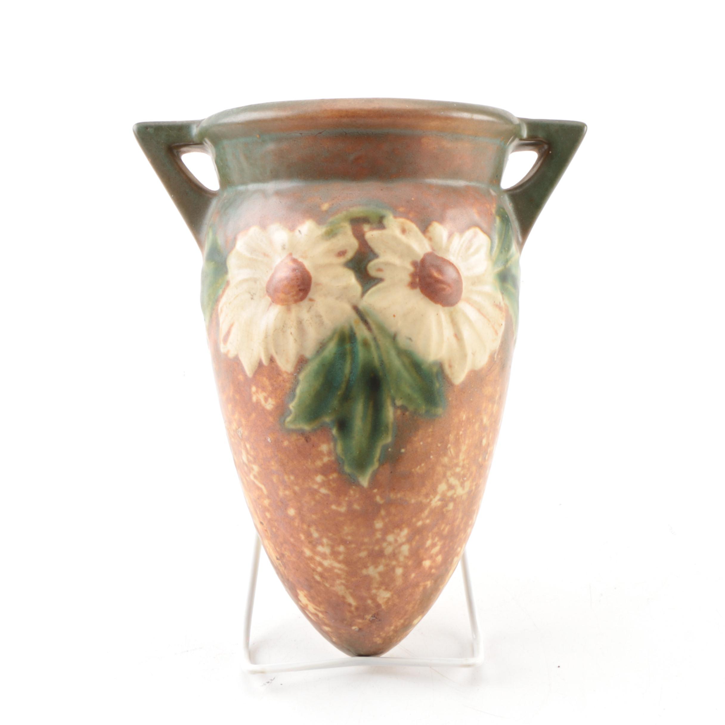 Vintage Roseville Pottery "Dahlrose" Wall Pocket Vase