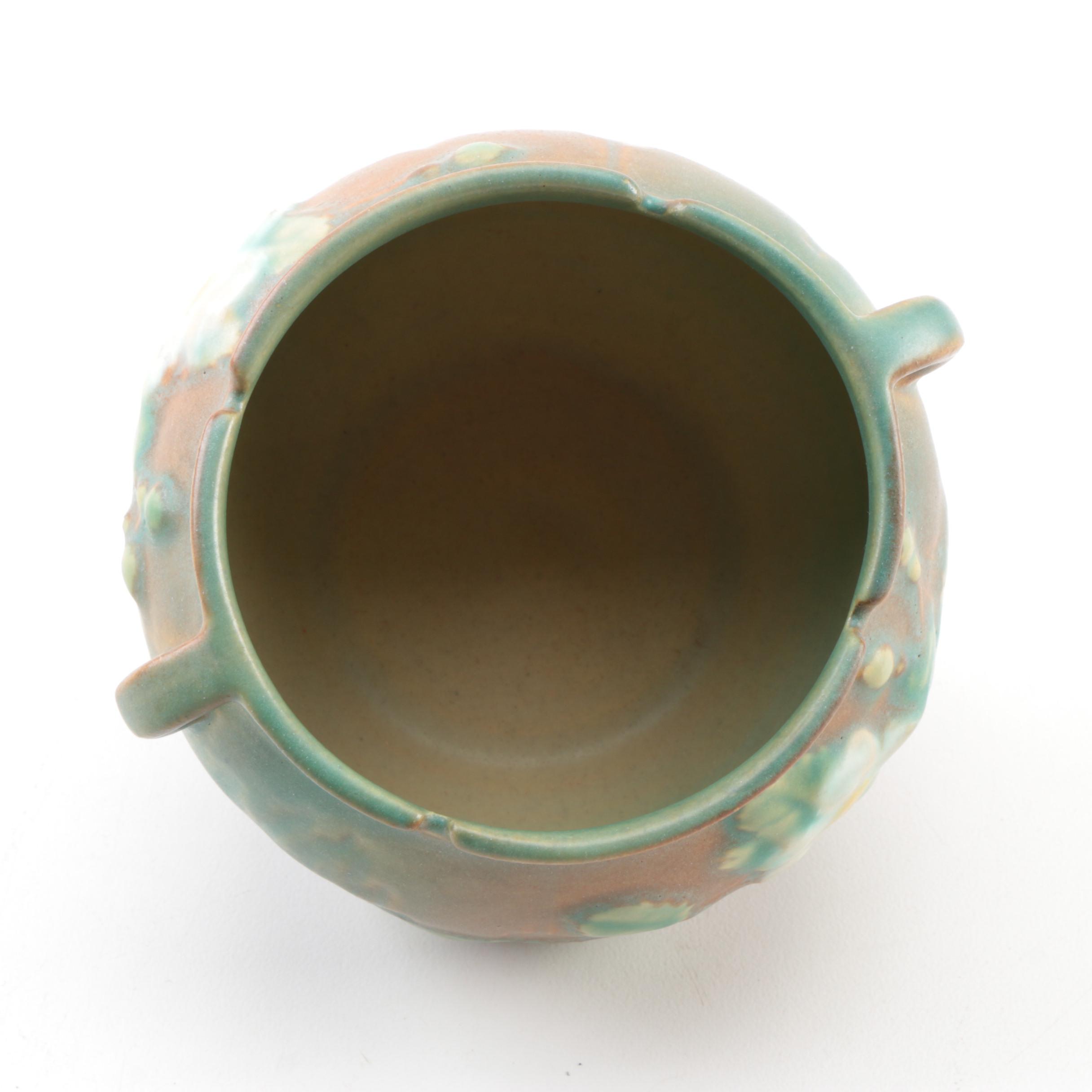 Vintage Roseville Pottery "White Rose" Jardinière