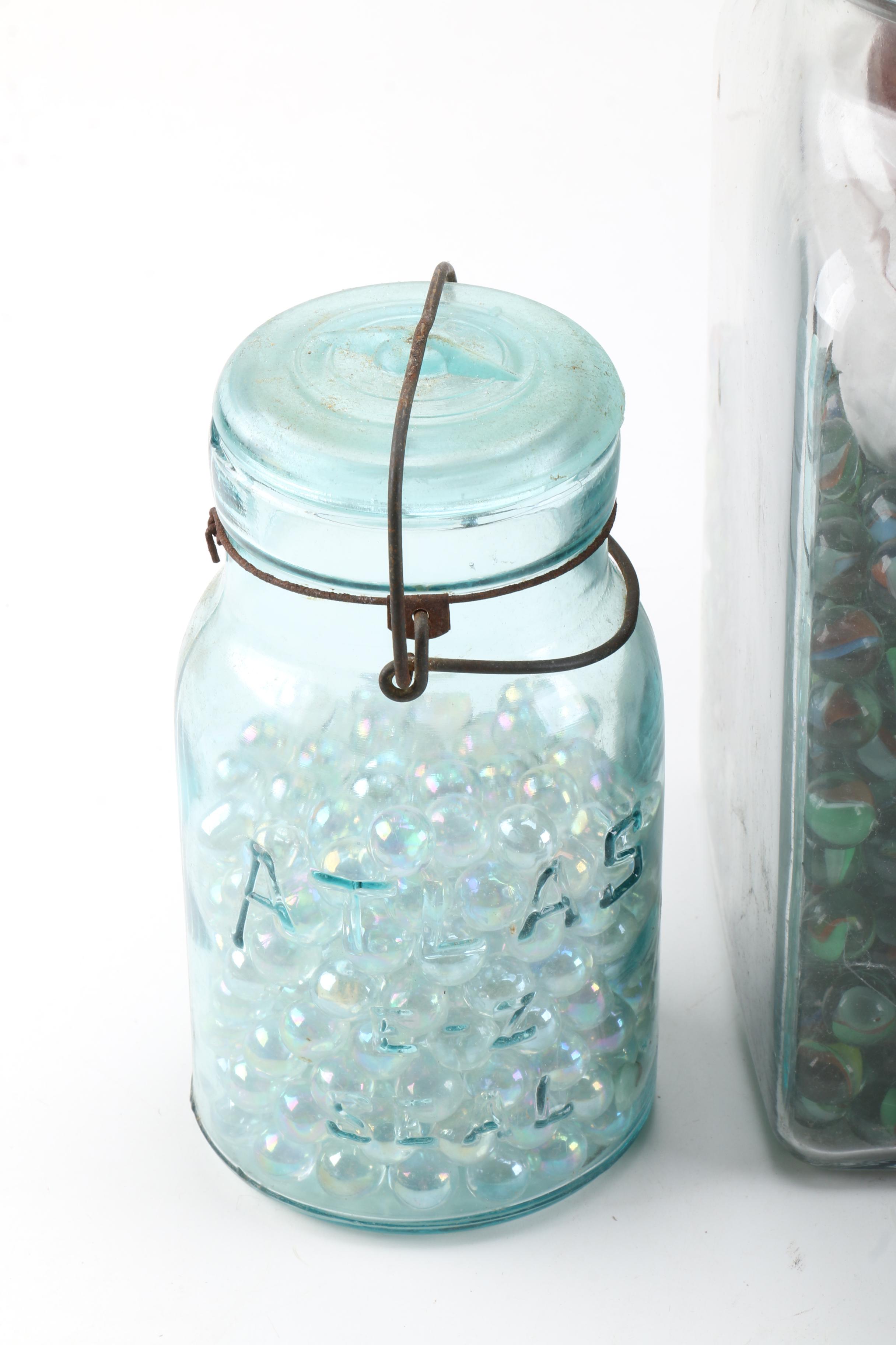 Jars of Glass Marbles