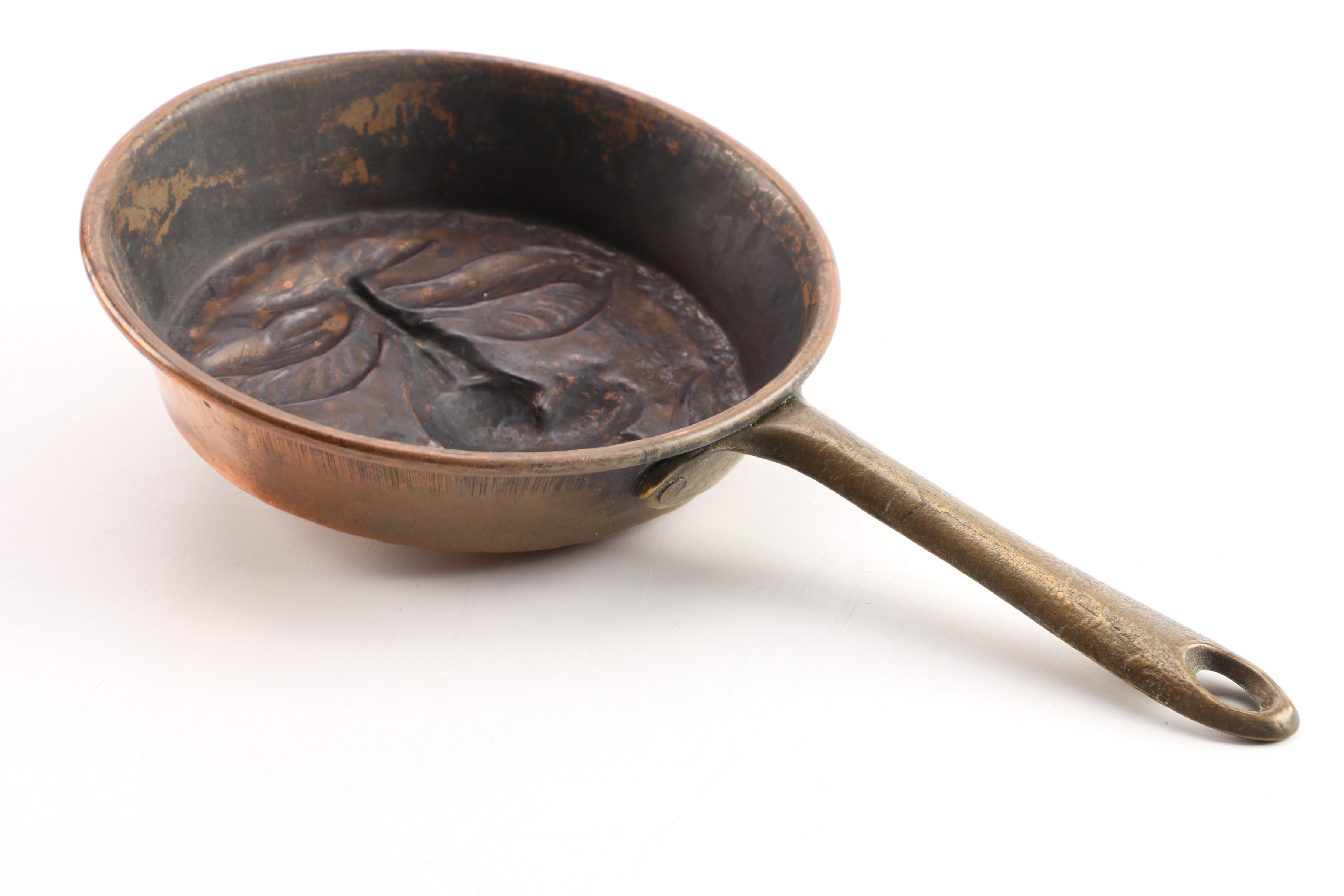 Copper and Brass Vase, Tray and Table Accents
