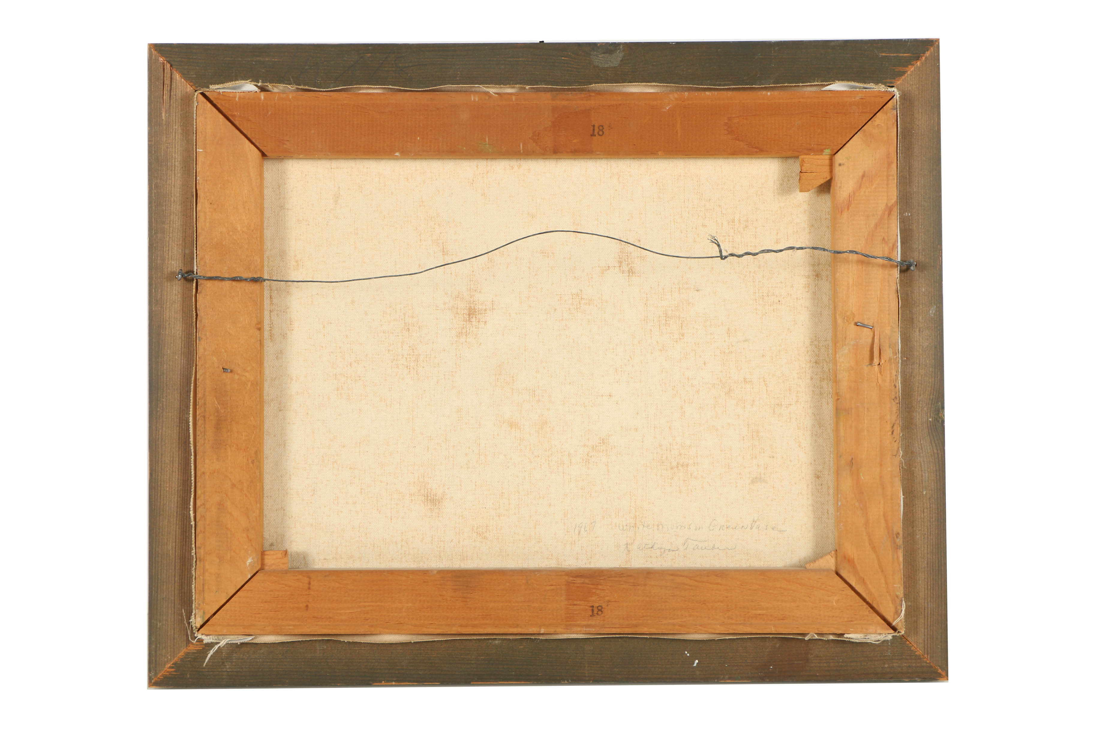 Kathryn Tauber Oil Painting "White Mums in Greenhouse"