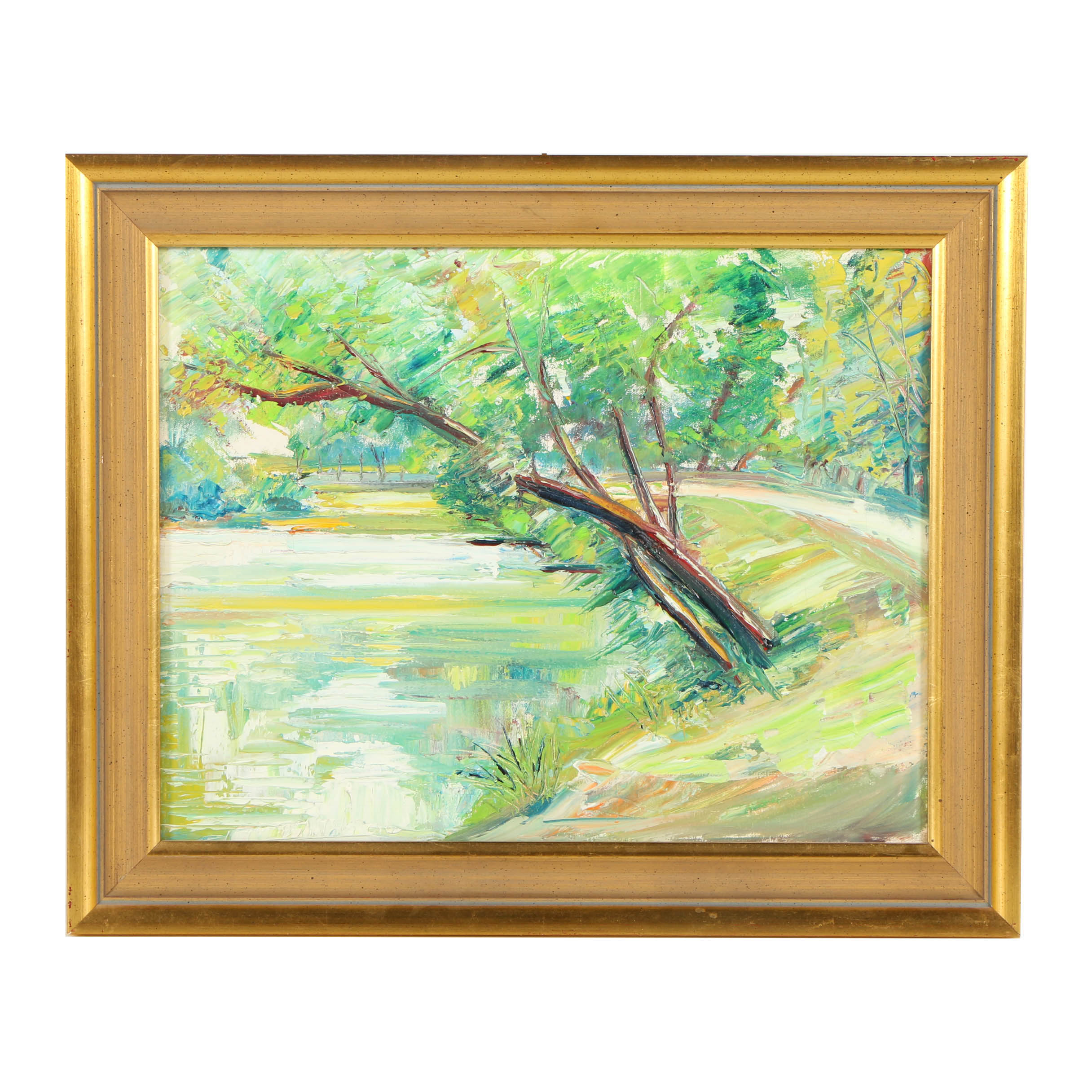 Mid-20th-Century Oil Painting