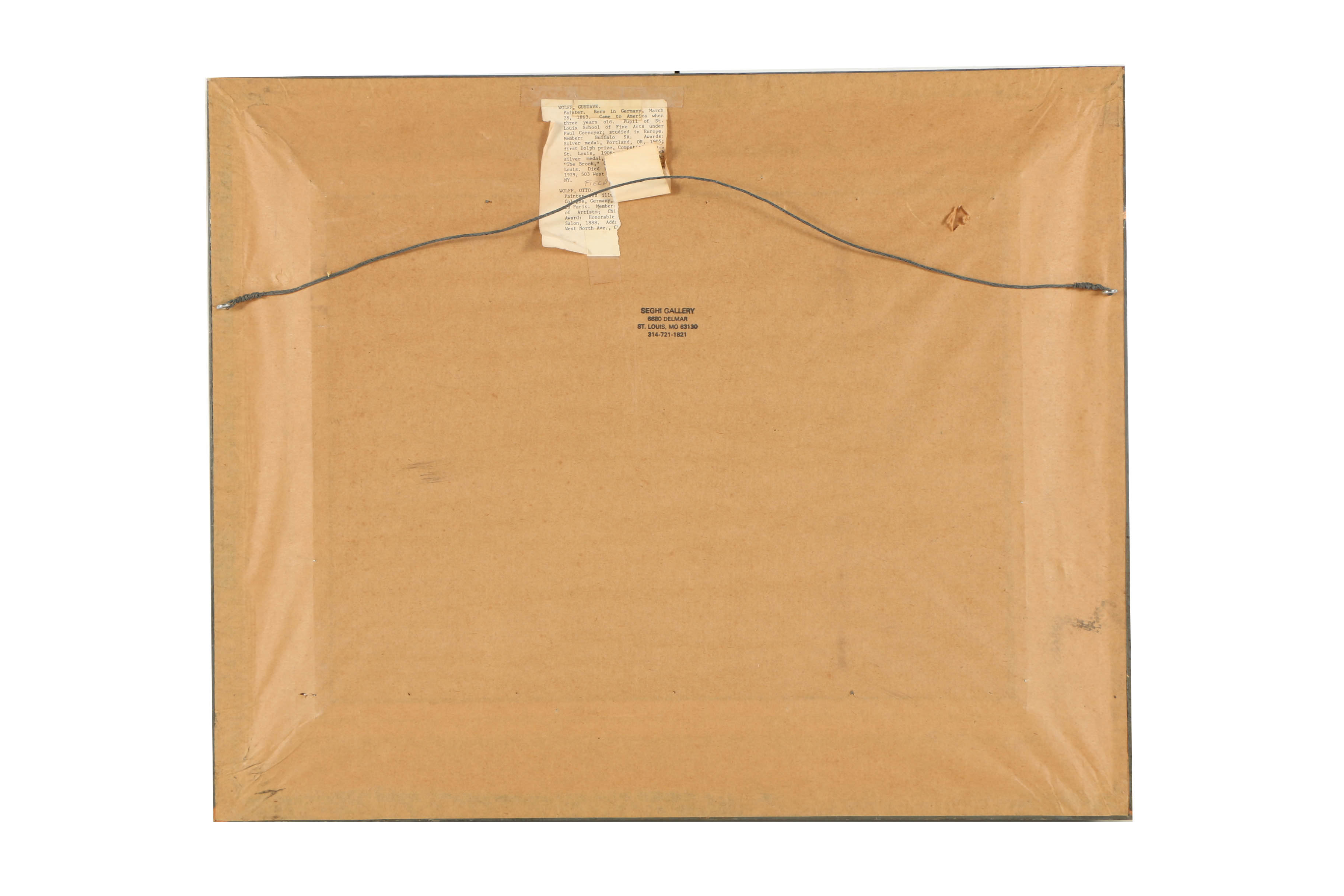 Gustav Wolff Oil Painting