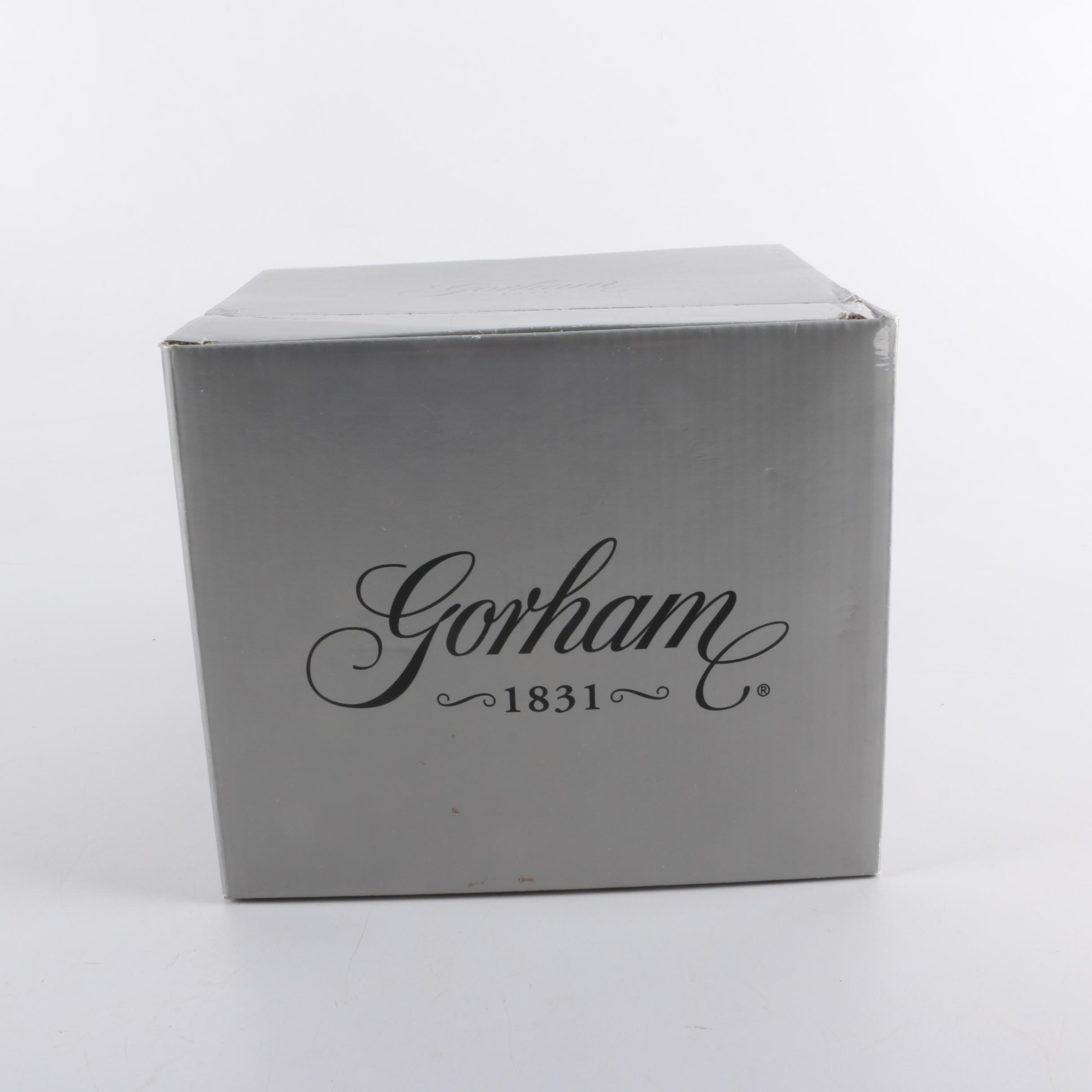 Gorham "Lady Anne" Amethyst Cased Crystal Rose Bowl