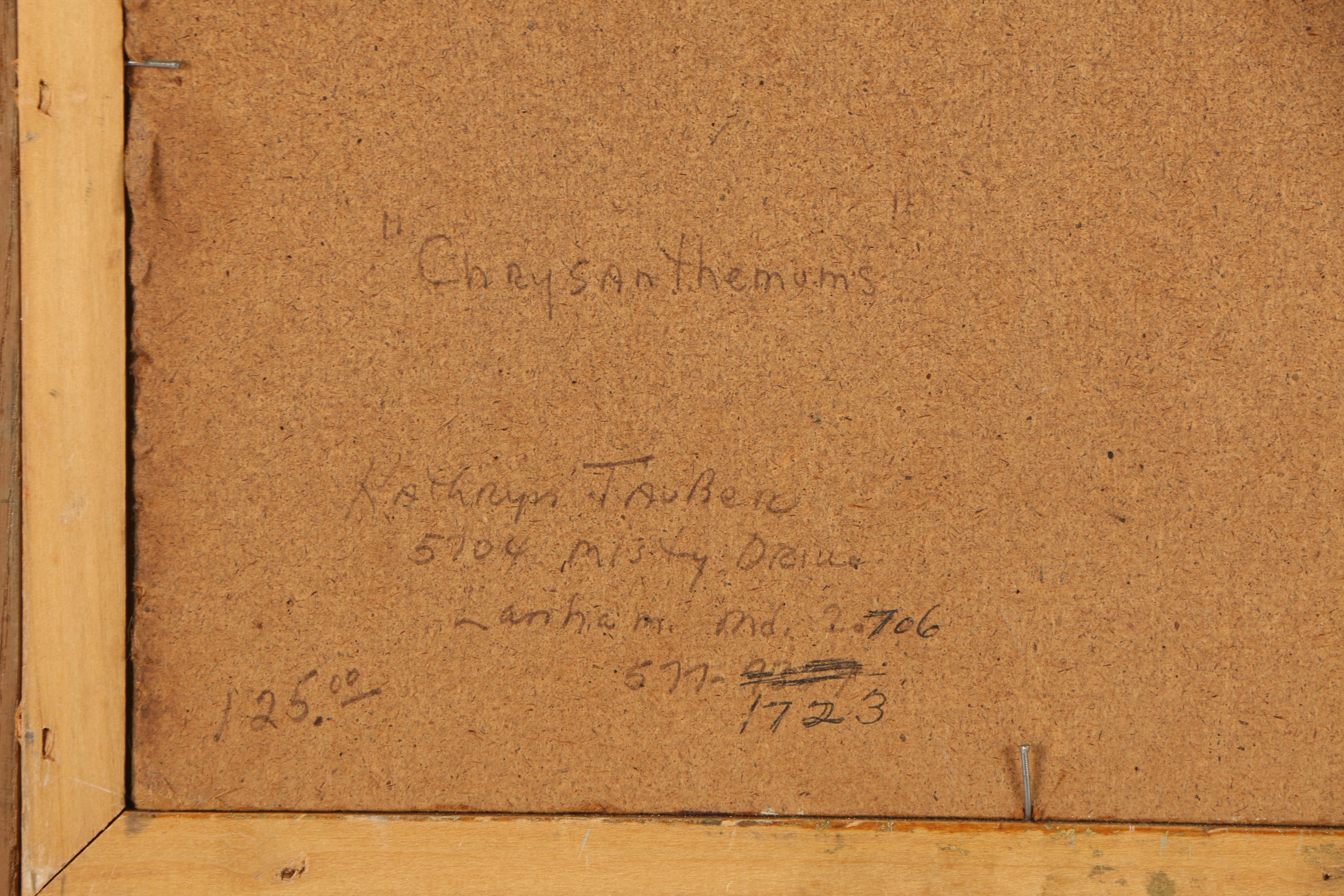 Kathryn Tauber Oil Painting