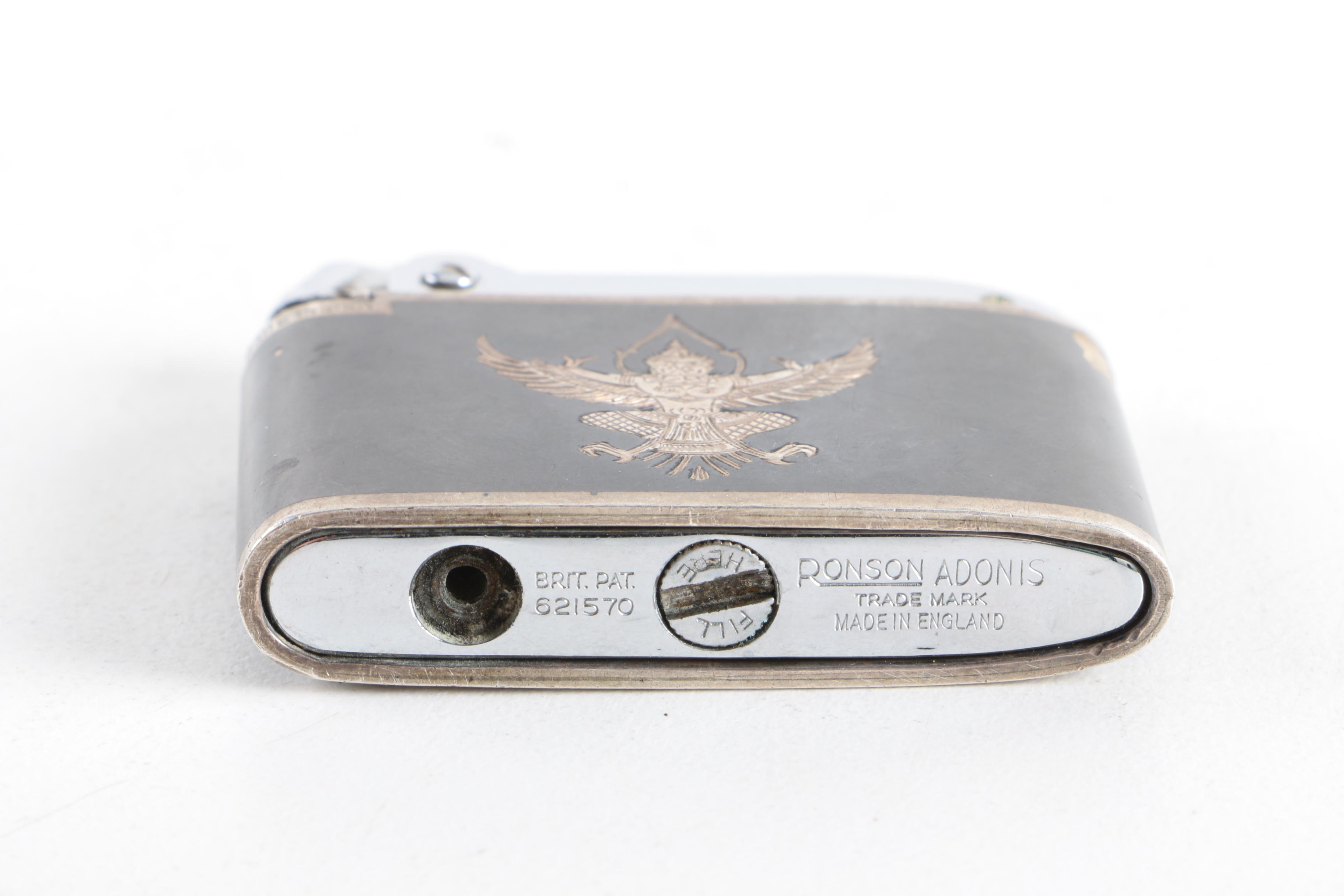 Vintage Zippo Flip Lighters, Zippo Tape Measure and Ronson Lighter