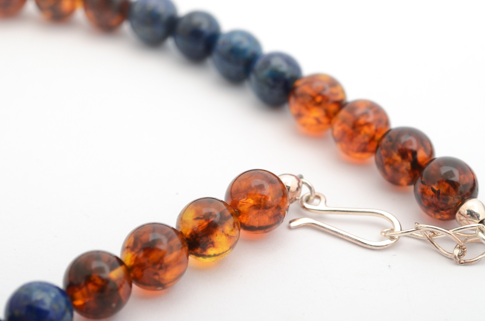 Sterling Silver Necklaces and Copper Earring by Jay King