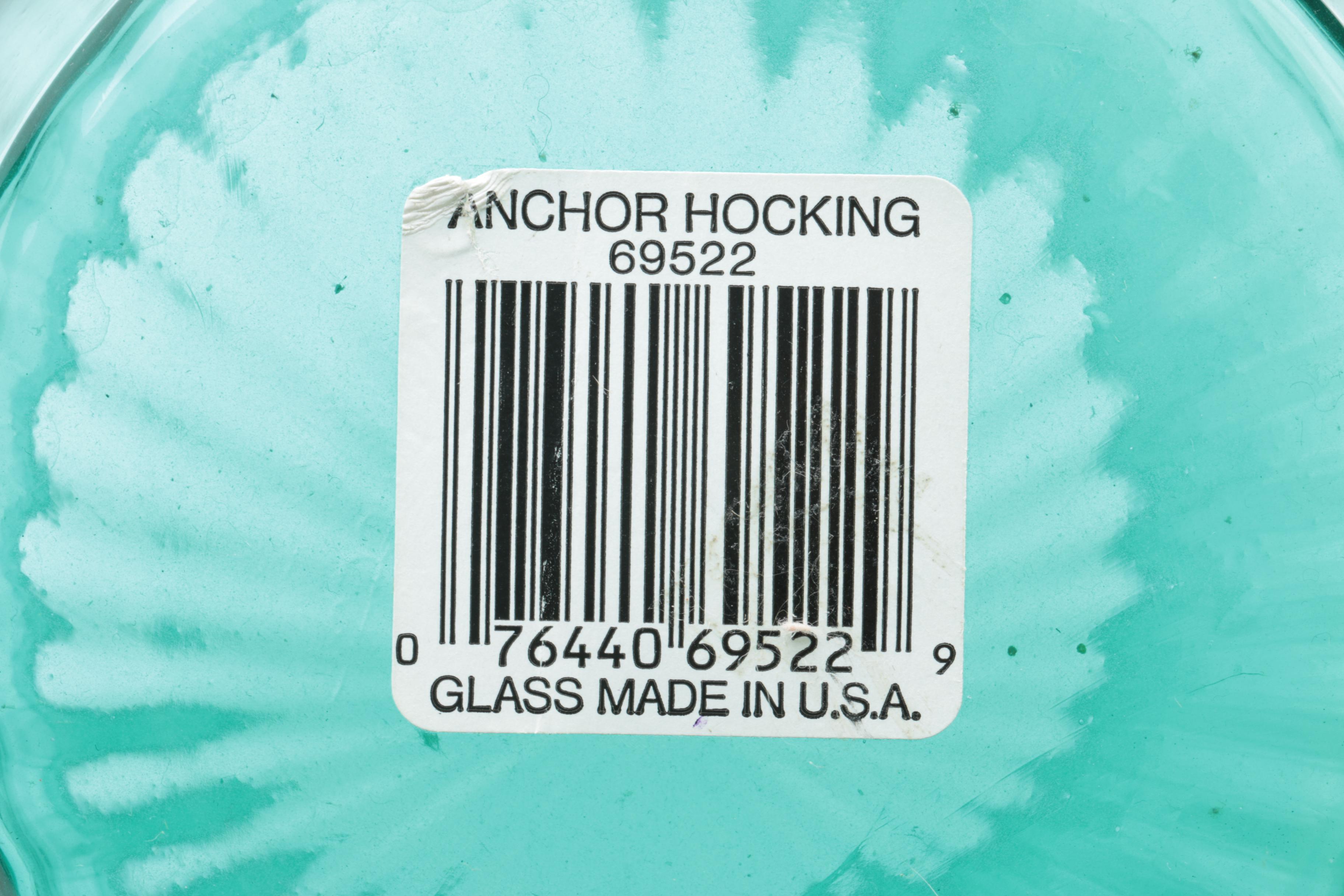 Anchor Hocking and Swung Amber Glass Vases