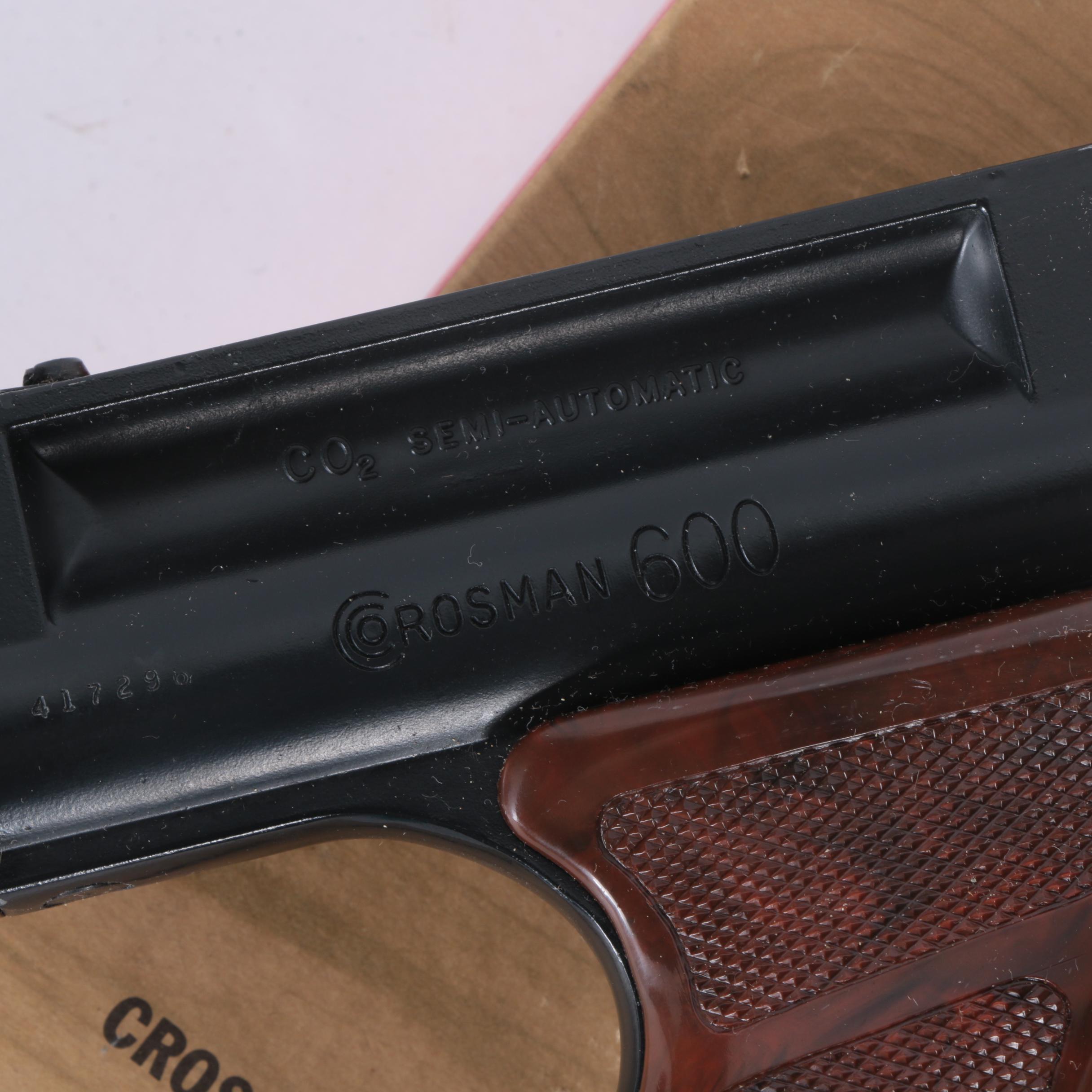 Vintage Crosman 600 Semi-Automatic Pellet Pistol