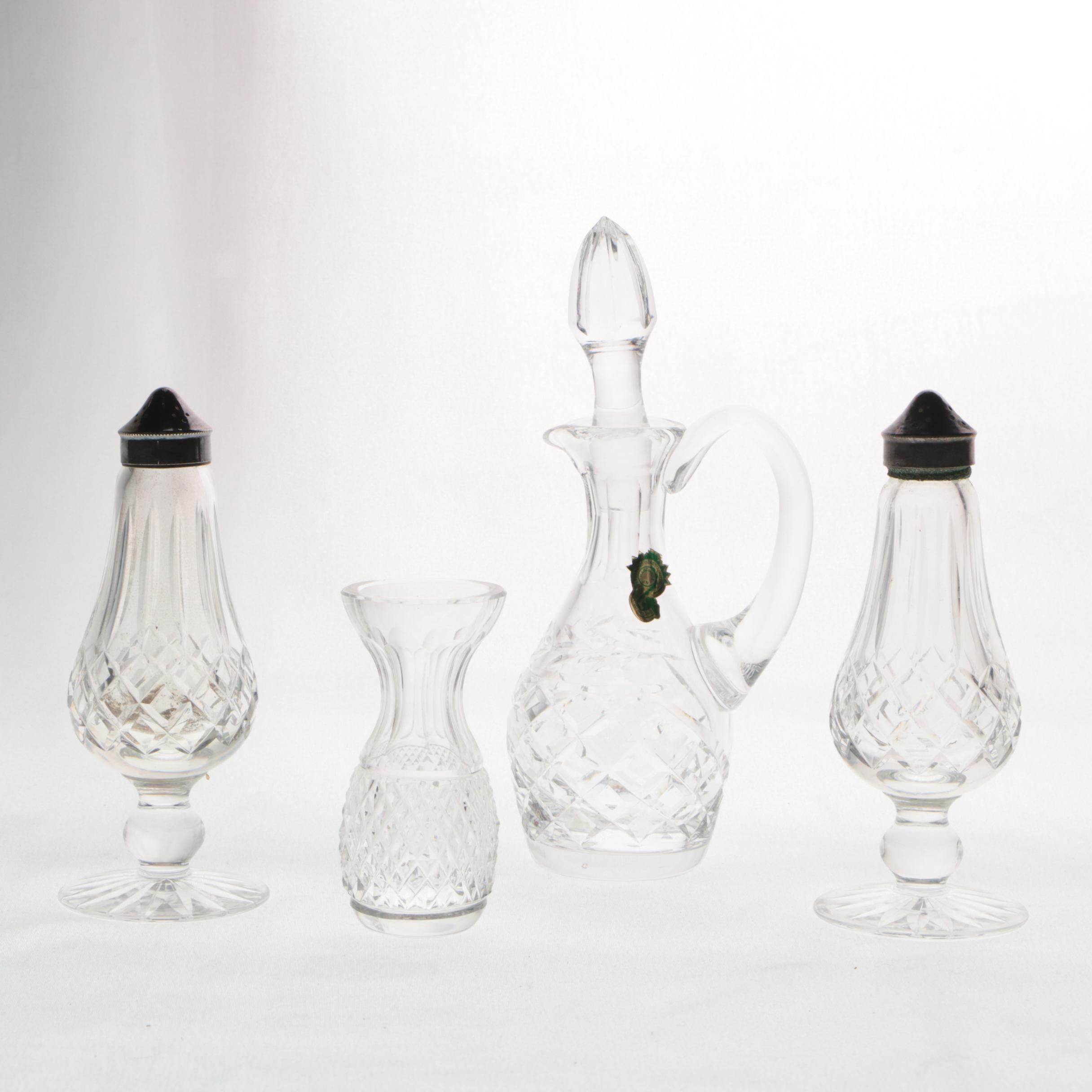 Waterford Crystal Tableware including "Glandore" and "Lismore"
