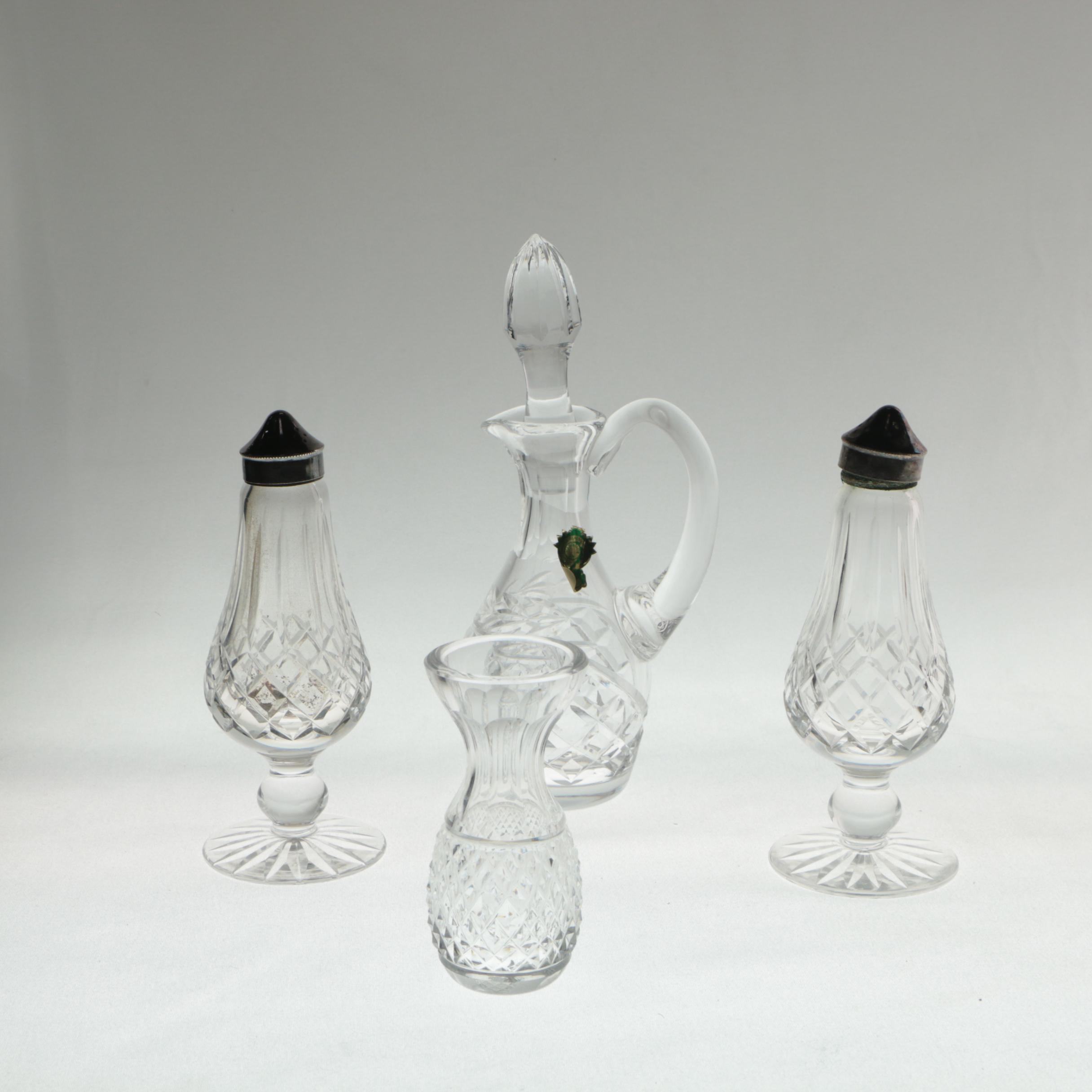 Waterford Crystal Tableware including "Glandore" and "Lismore"