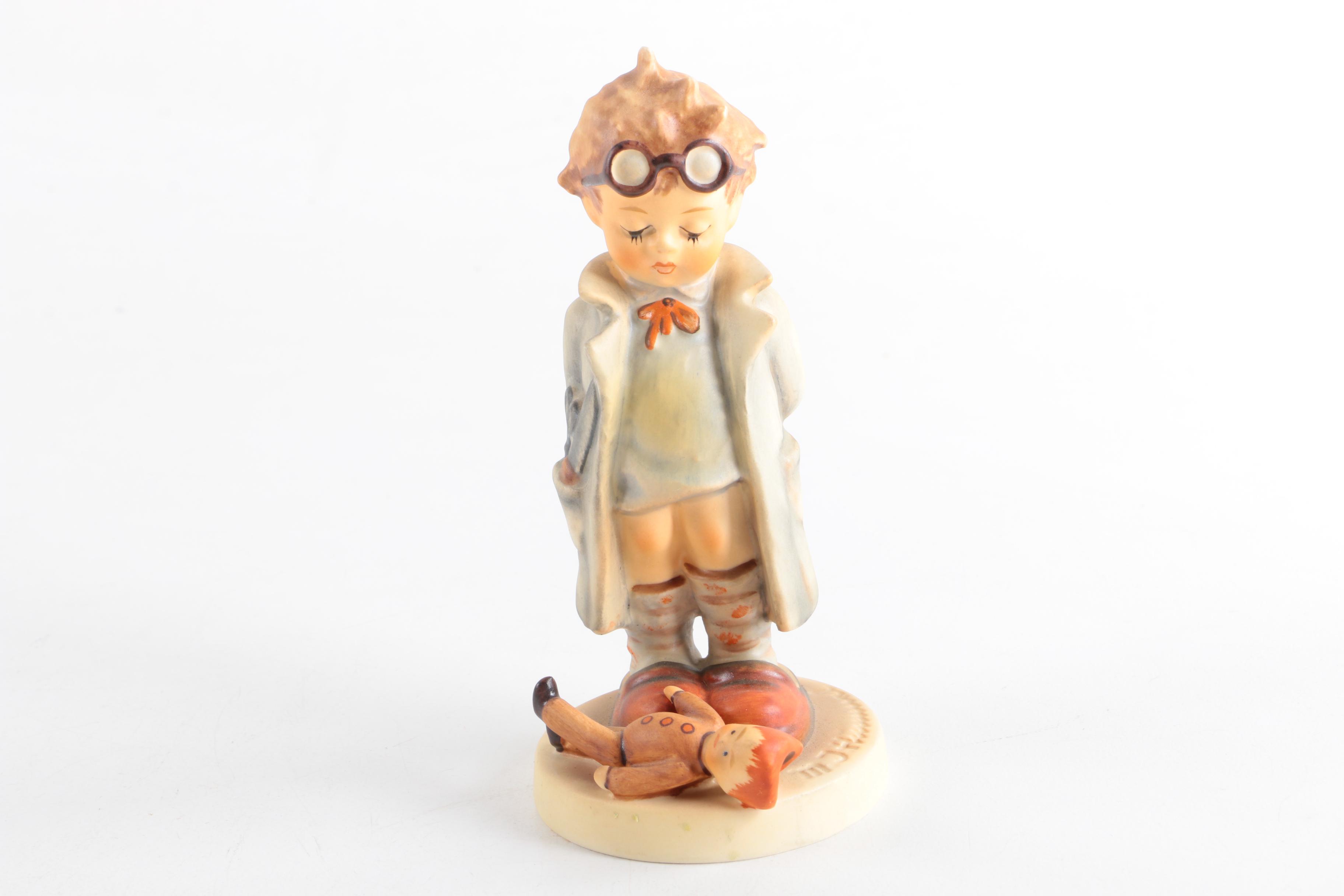 Hummel "Doctor", "Baker", "Lost Sheep" and "Little Gabriel" Porcelain Figurines