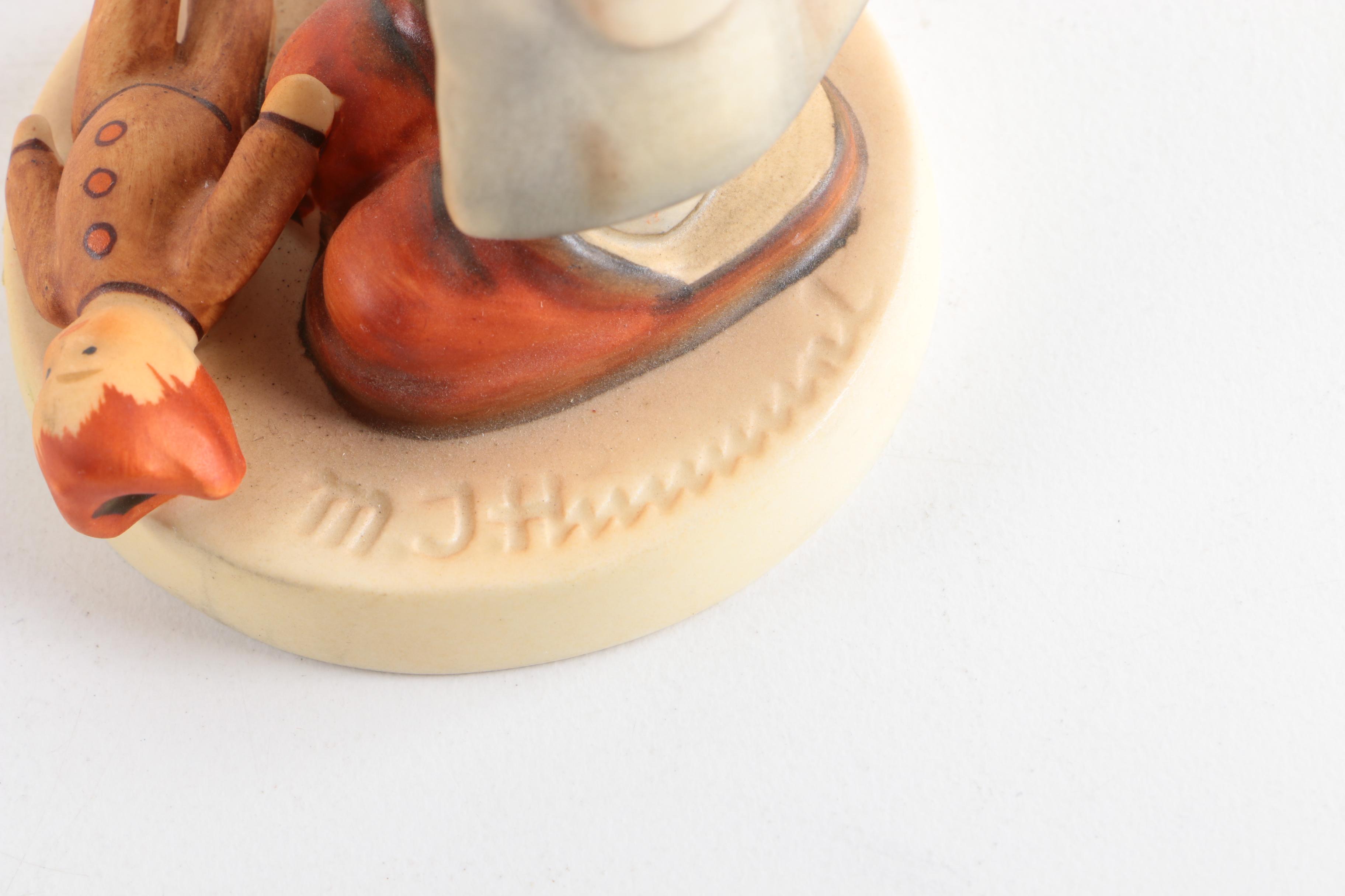 Hummel "Doctor", "Baker", "Lost Sheep" and "Little Gabriel" Porcelain Figurines