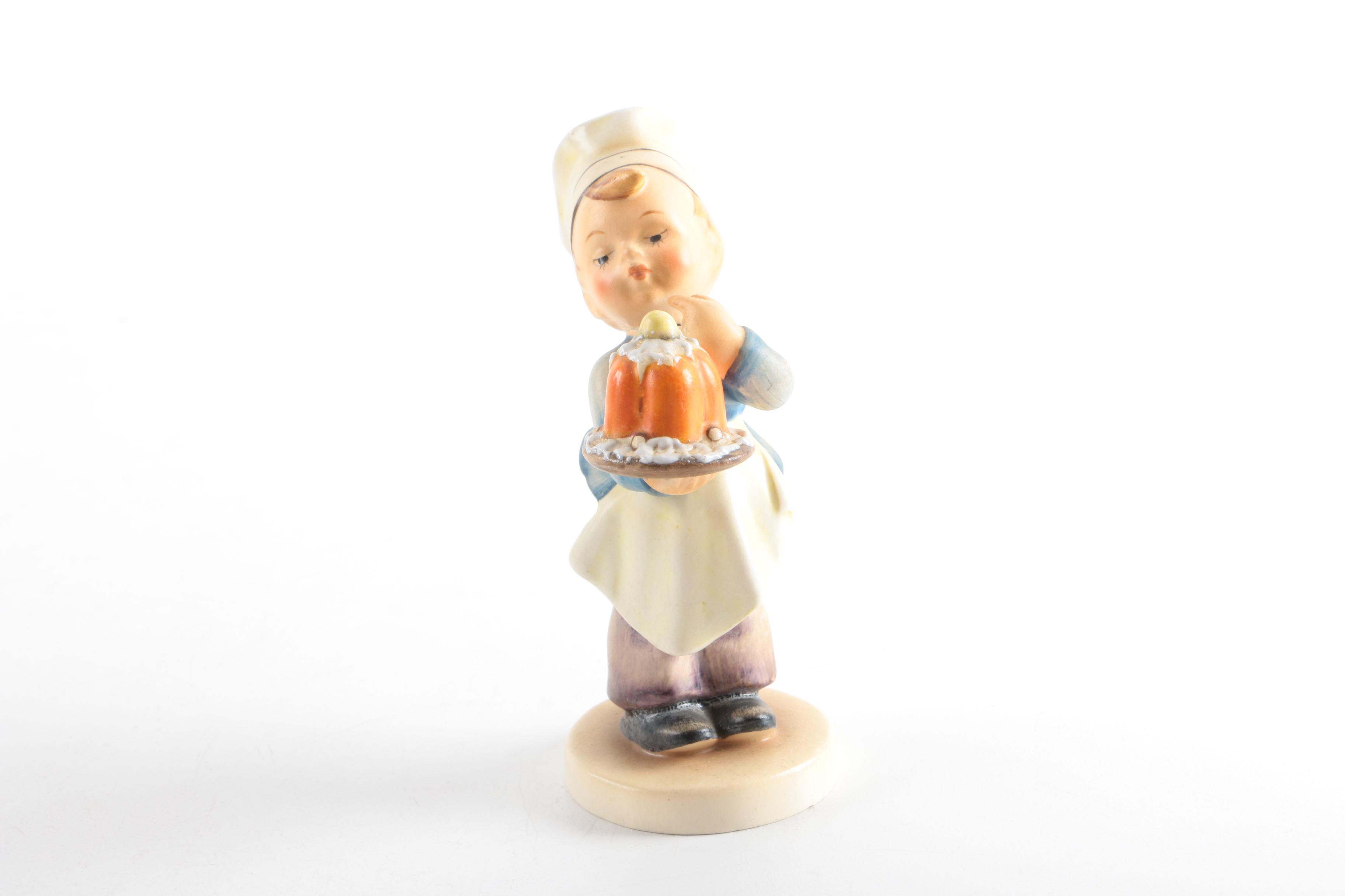 Hummel "Doctor", "Baker", "Lost Sheep" and "Little Gabriel" Porcelain Figurines