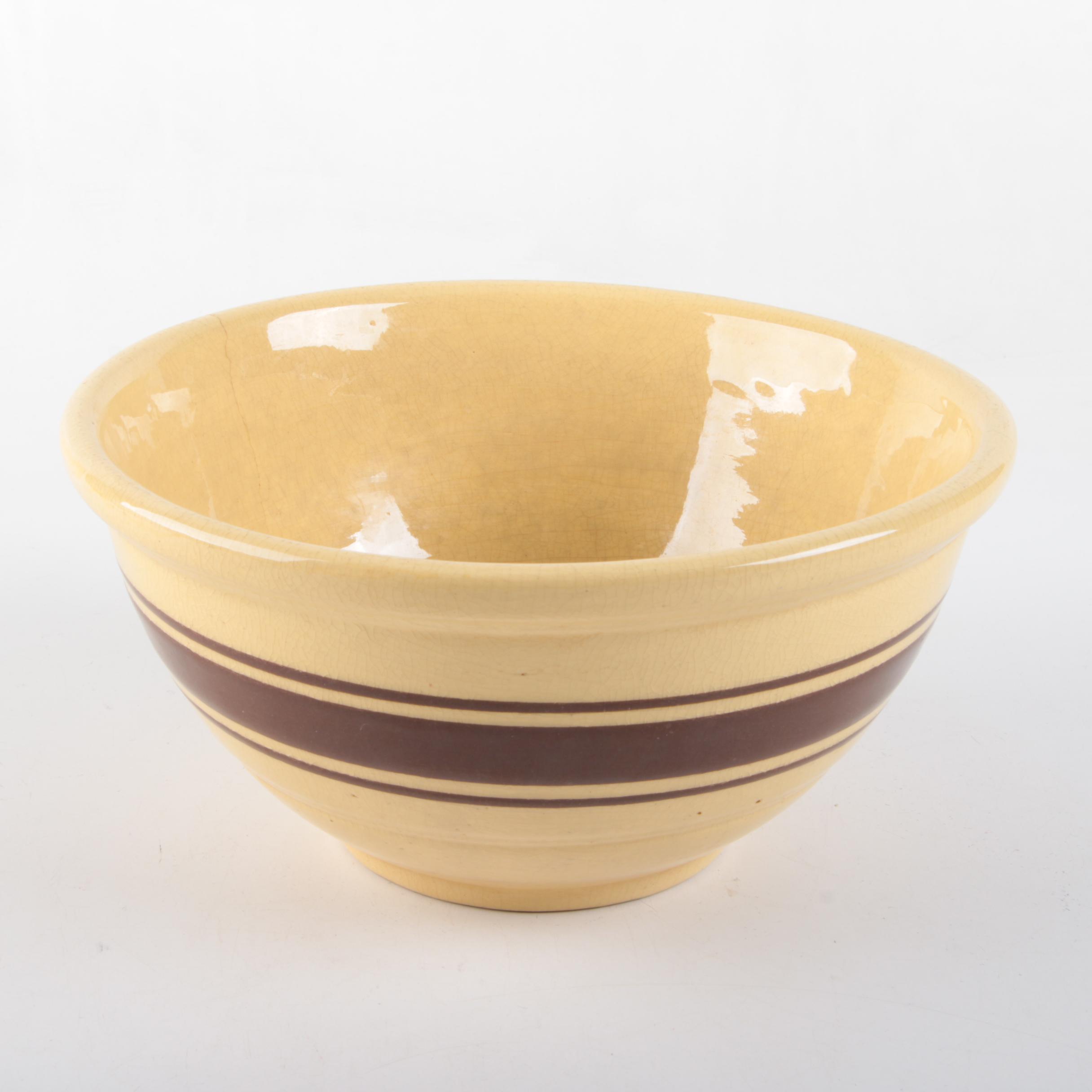 Assortment of Stoneware Mixing Bowls