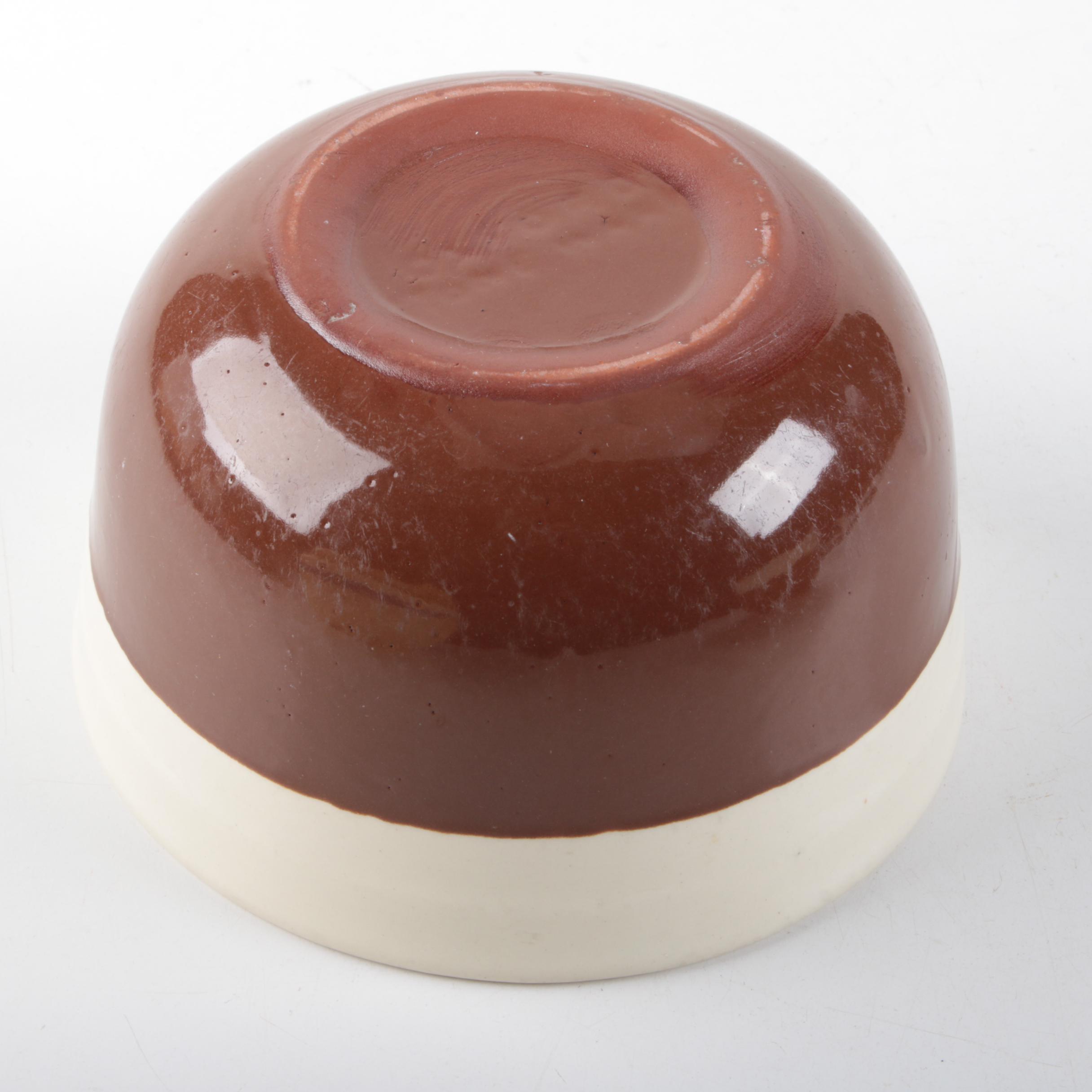 Assortment of Stoneware Mixing Bowls