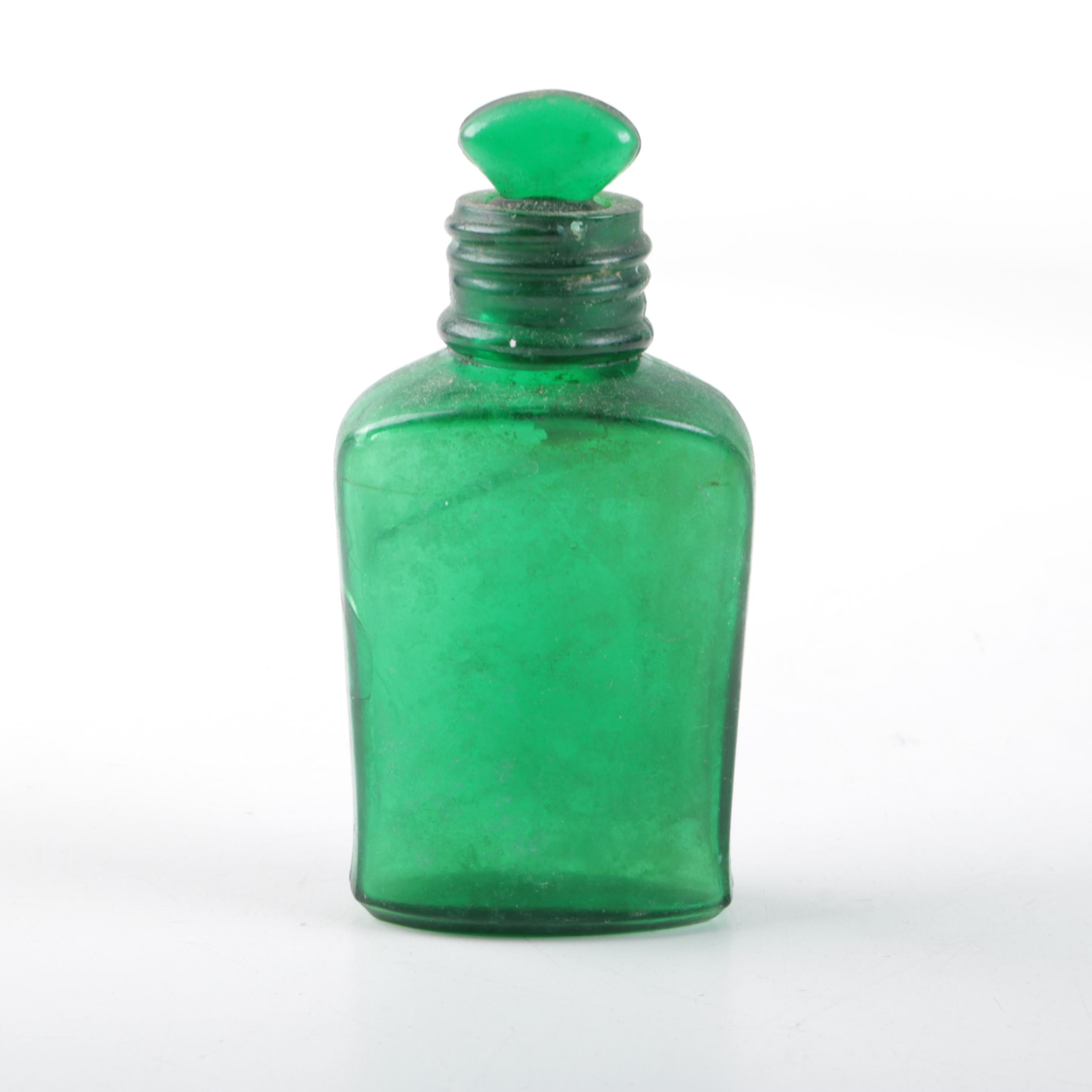 Depression Glass Including Jeannette "Sunflower Green" Cake Plate and More