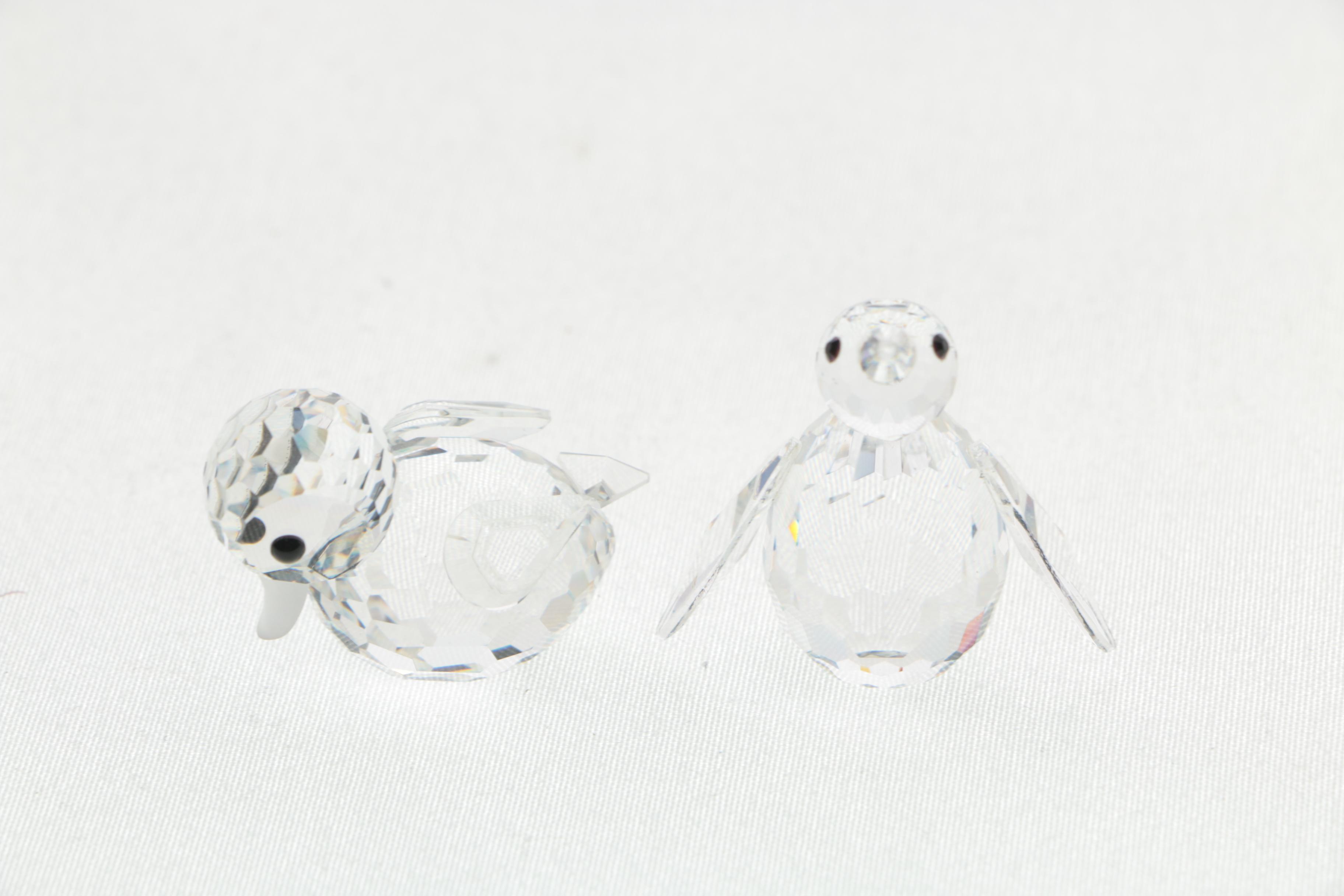Collection of Swarovski Crystal Bird Figurines