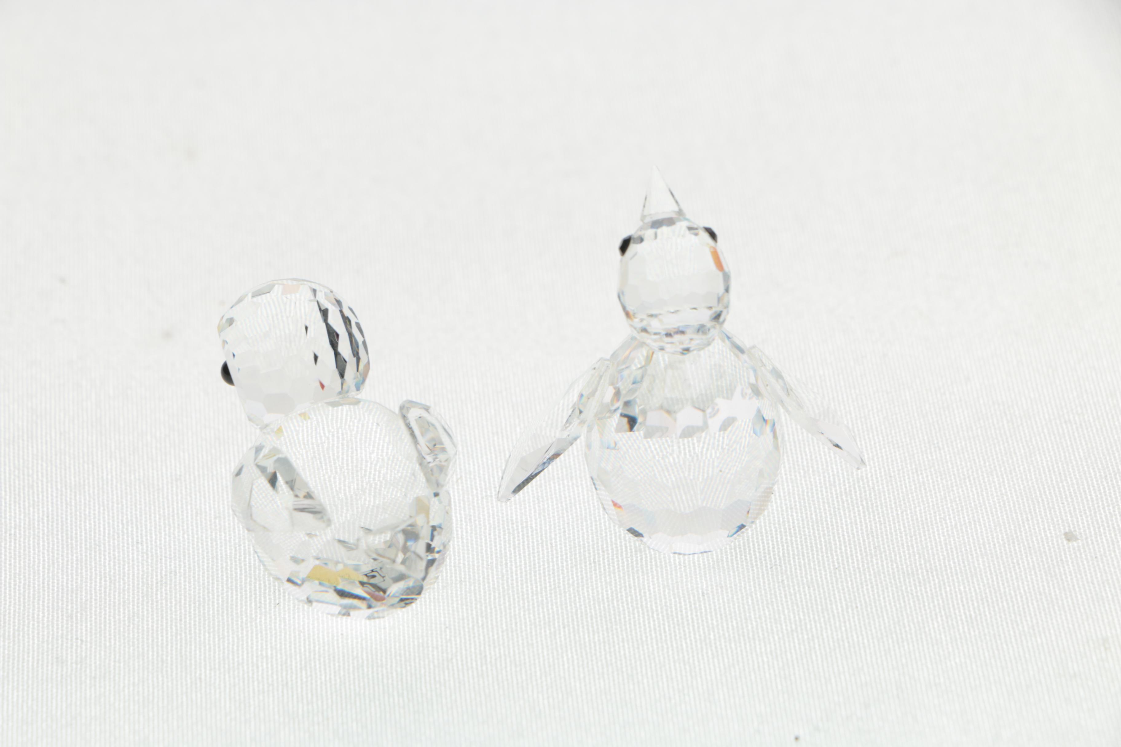 Collection of Swarovski Crystal Bird Figurines