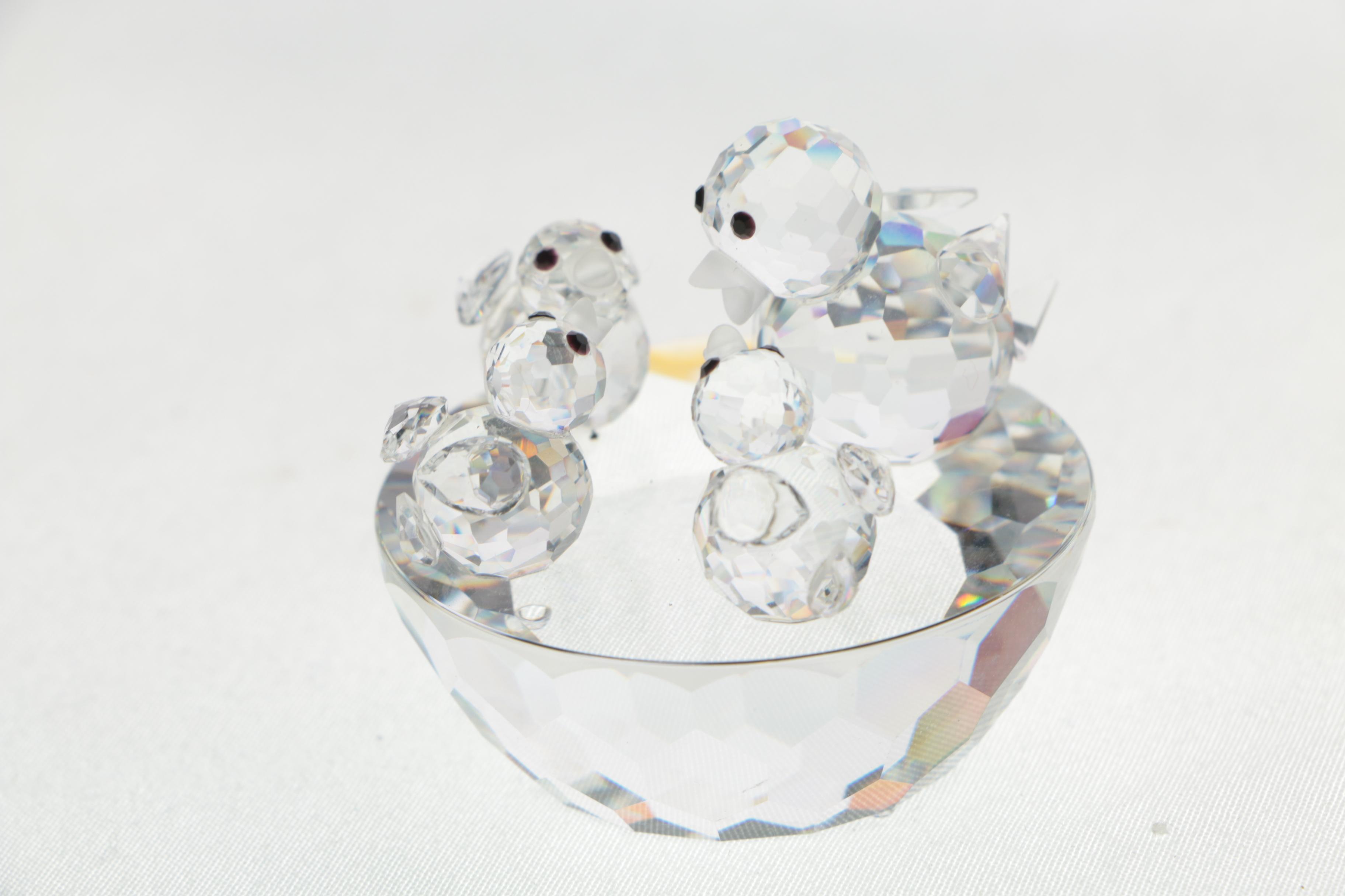 Collection of Swarovski Crystal Bird Figurines