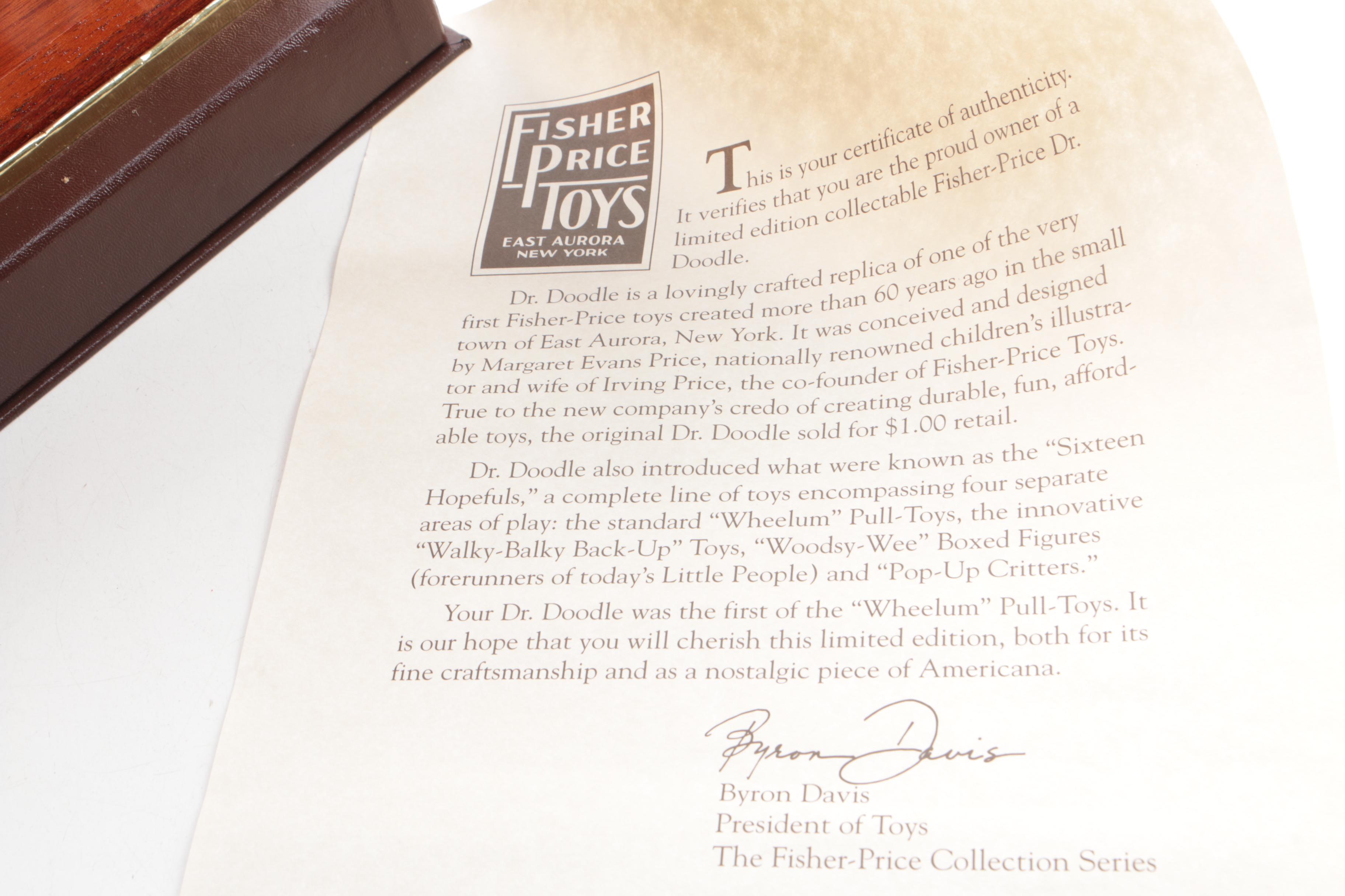 Fisher-Price Commemorative Replica Dr. Doodle