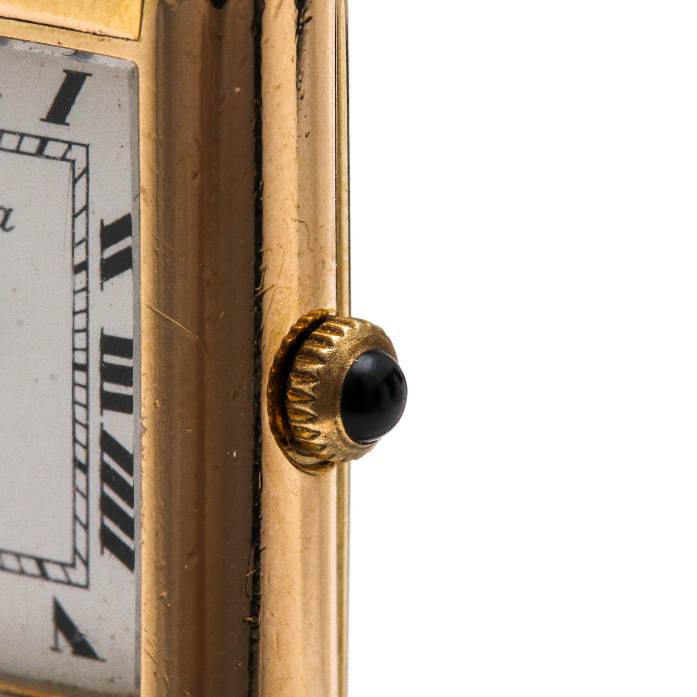 Catena 18K Gold Plated Brown Leather Watch