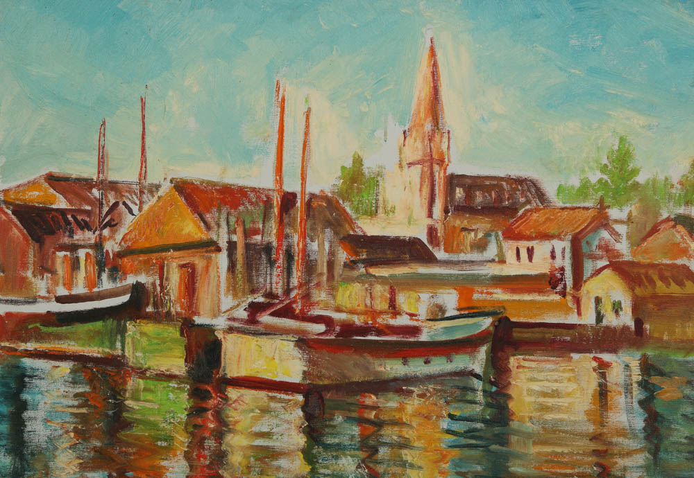 Two Mid-20th-Century Oil Paintings