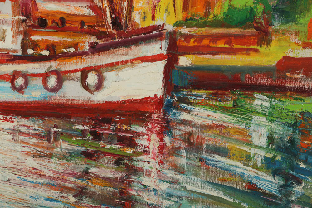 Two Mid-20th-Century Oil Paintings