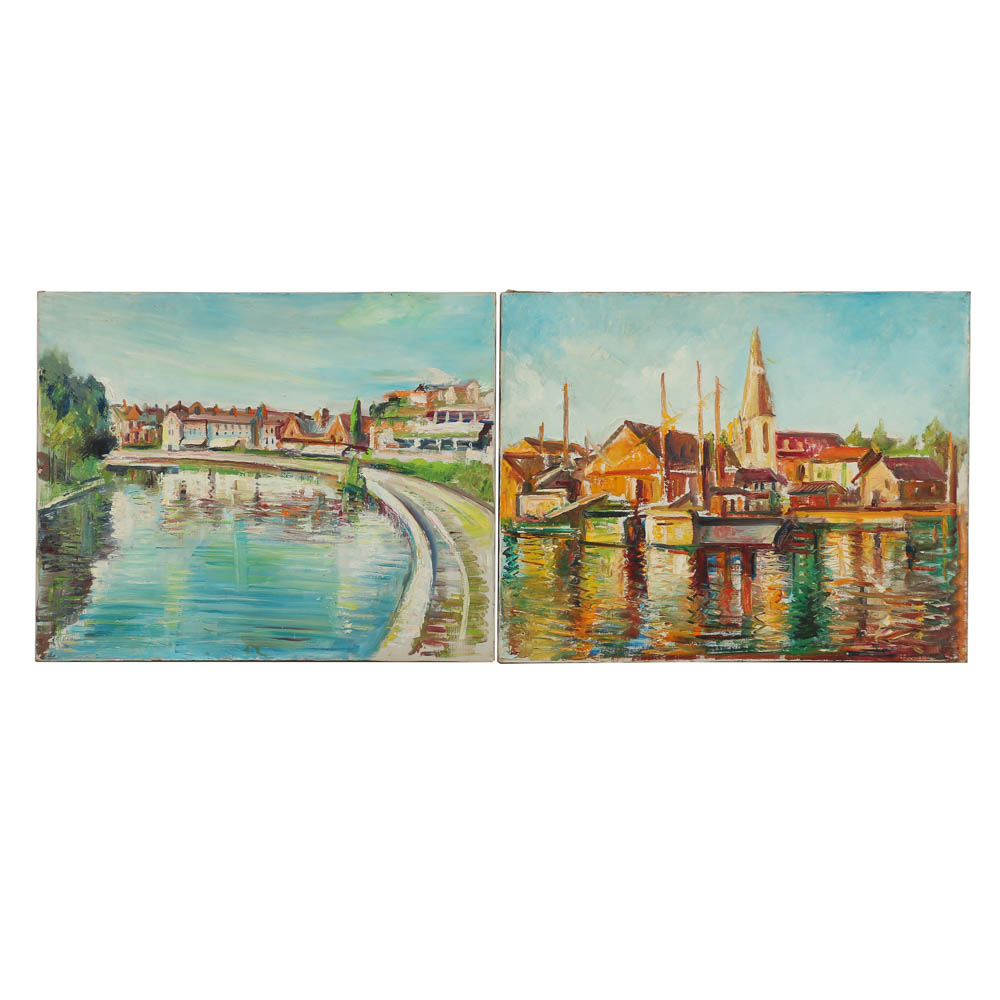 Two 20th Century Oil Paintings