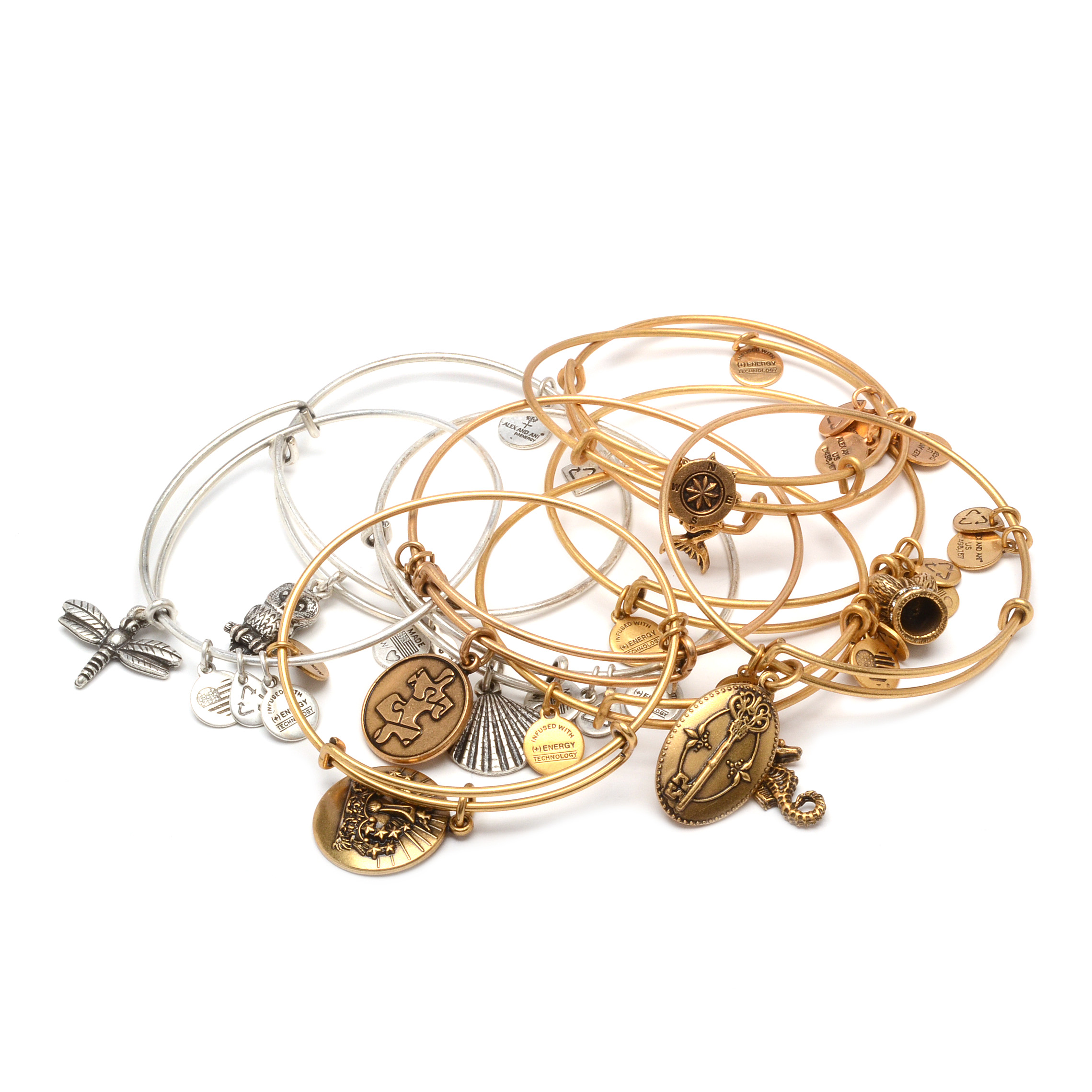 Alex and Ani Charm Bracelets