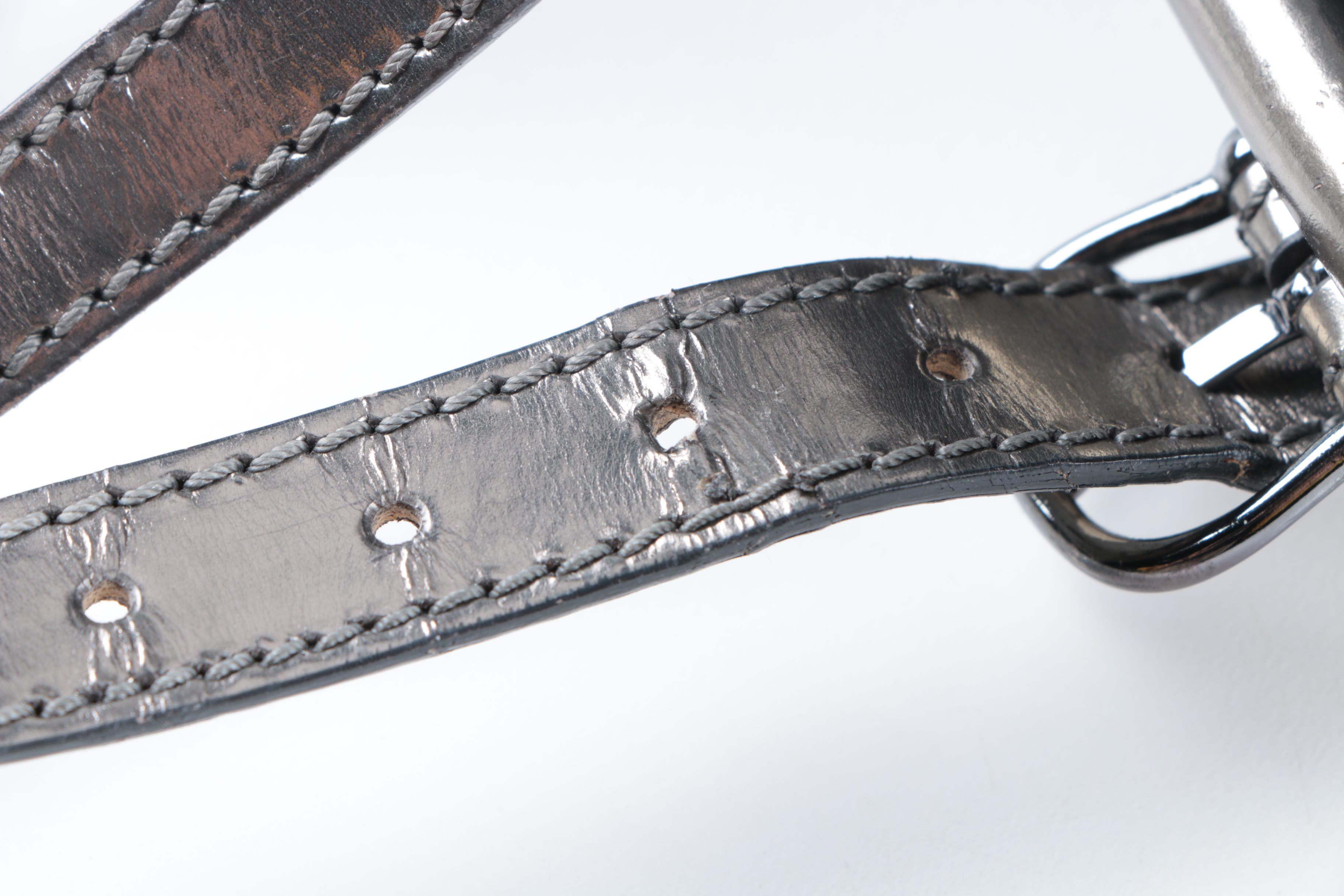 Burberry Prorsum Metallic Leather Handbag