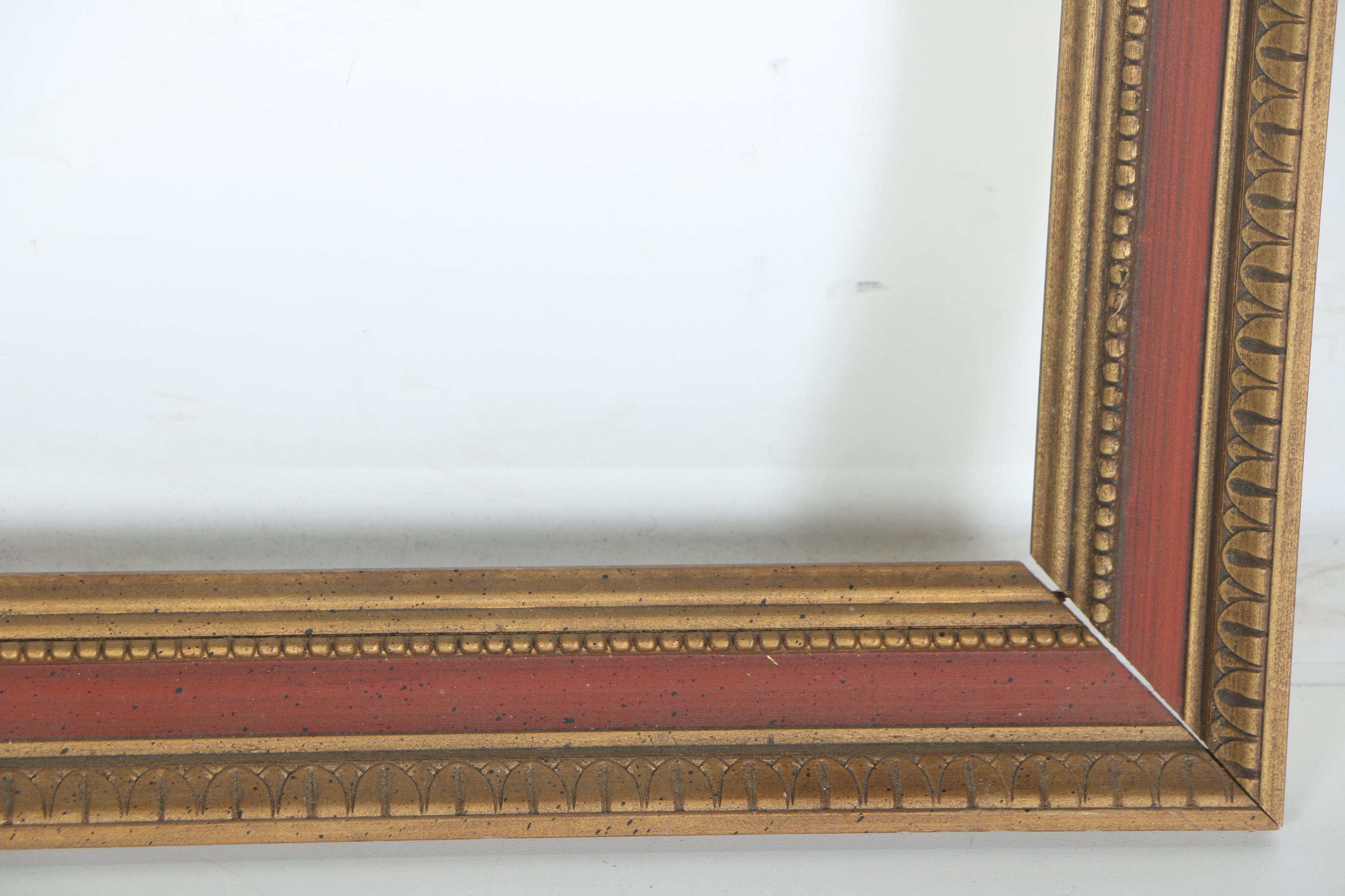 Eight Wooden Picture Frames and Wooden Sign