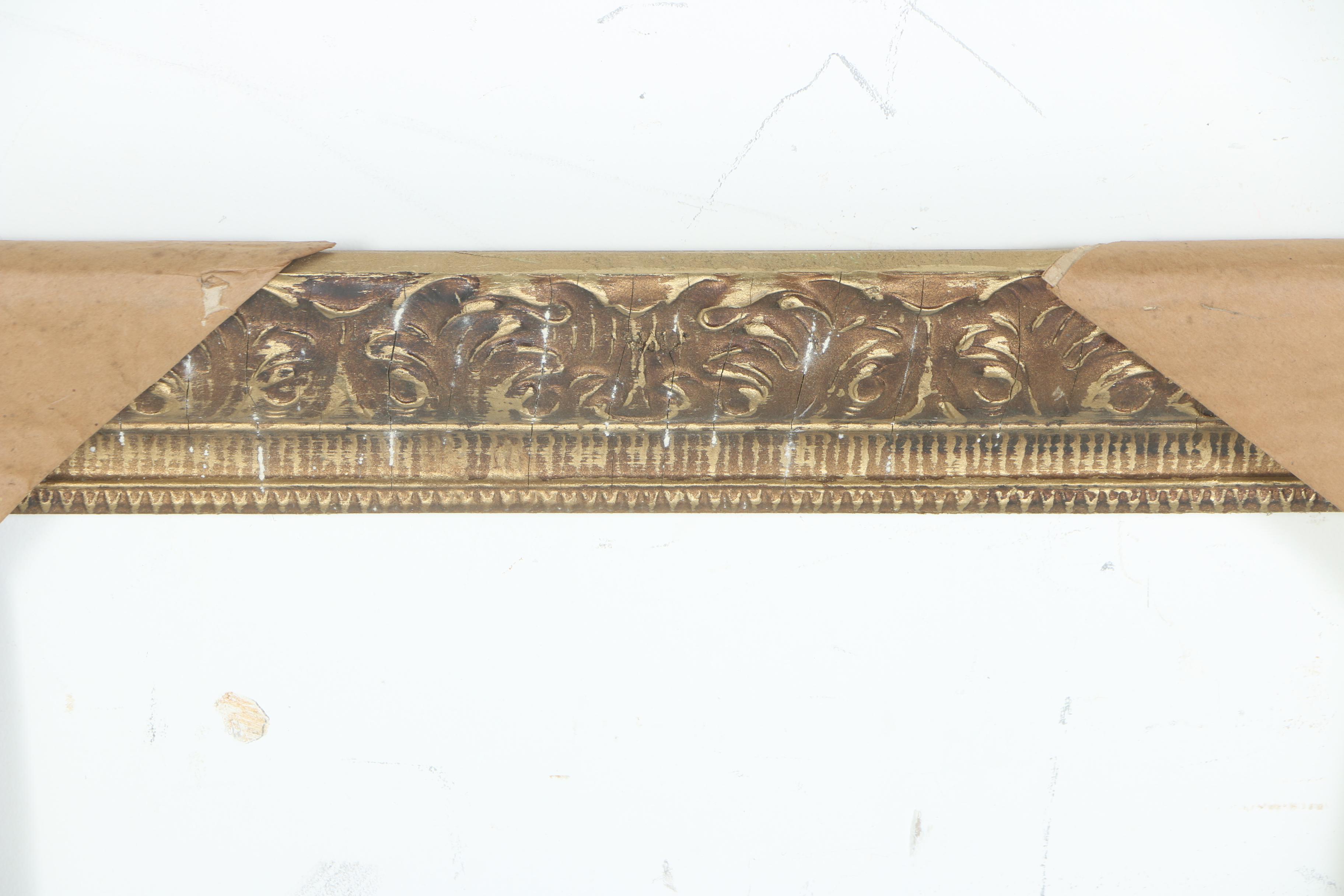 Eight Wooden Picture Frames and Wooden Sign