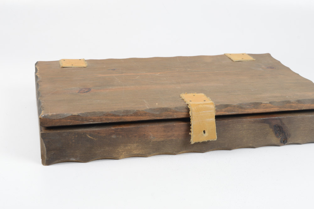 Vintage Cast Metal Chess Set