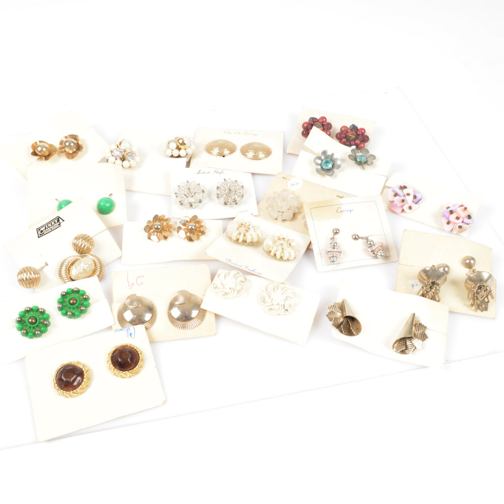 Vintage Costume Earrings