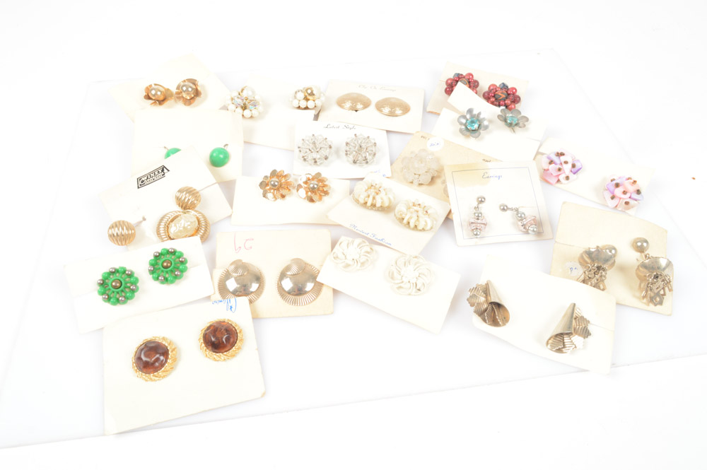 Vintage Costume Earrings