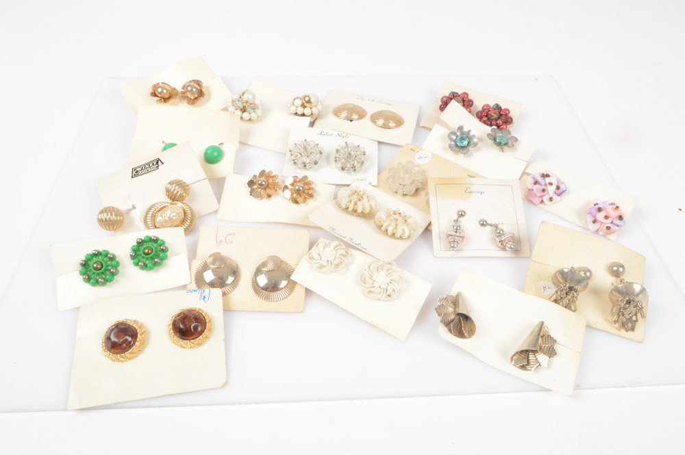Vintage Costume Earrings