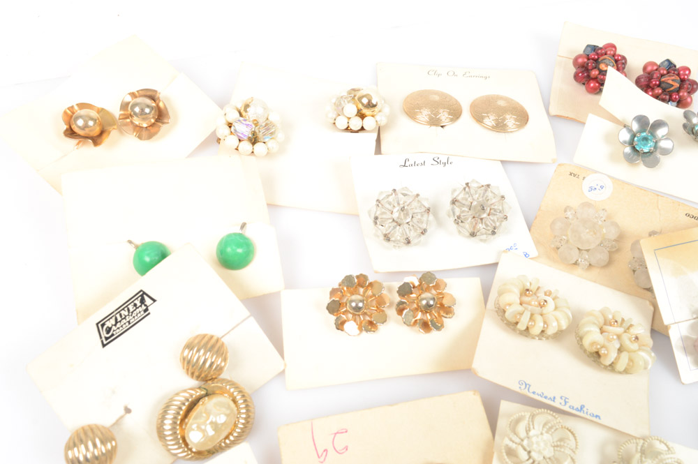 Vintage Costume Earrings