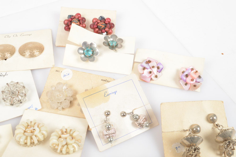 Vintage Costume Earrings