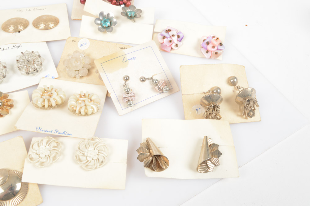 Vintage Costume Earrings