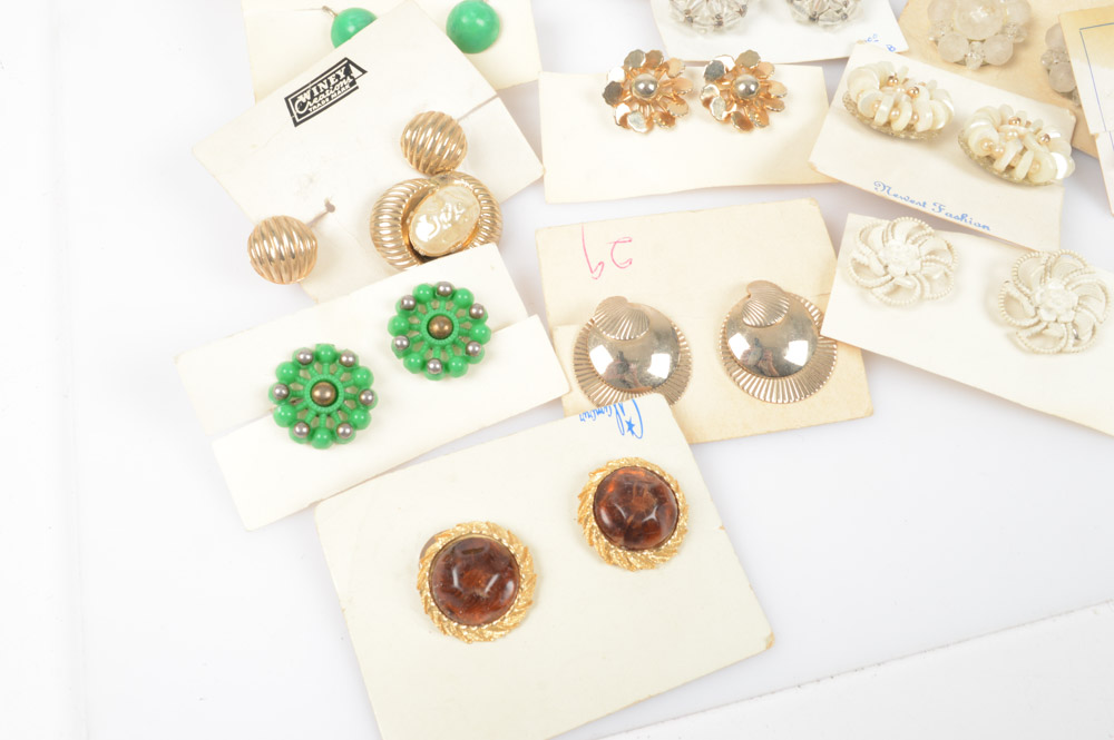 Vintage Costume Earrings