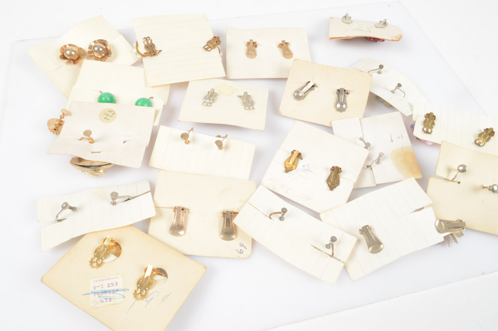 Vintage Costume Earrings