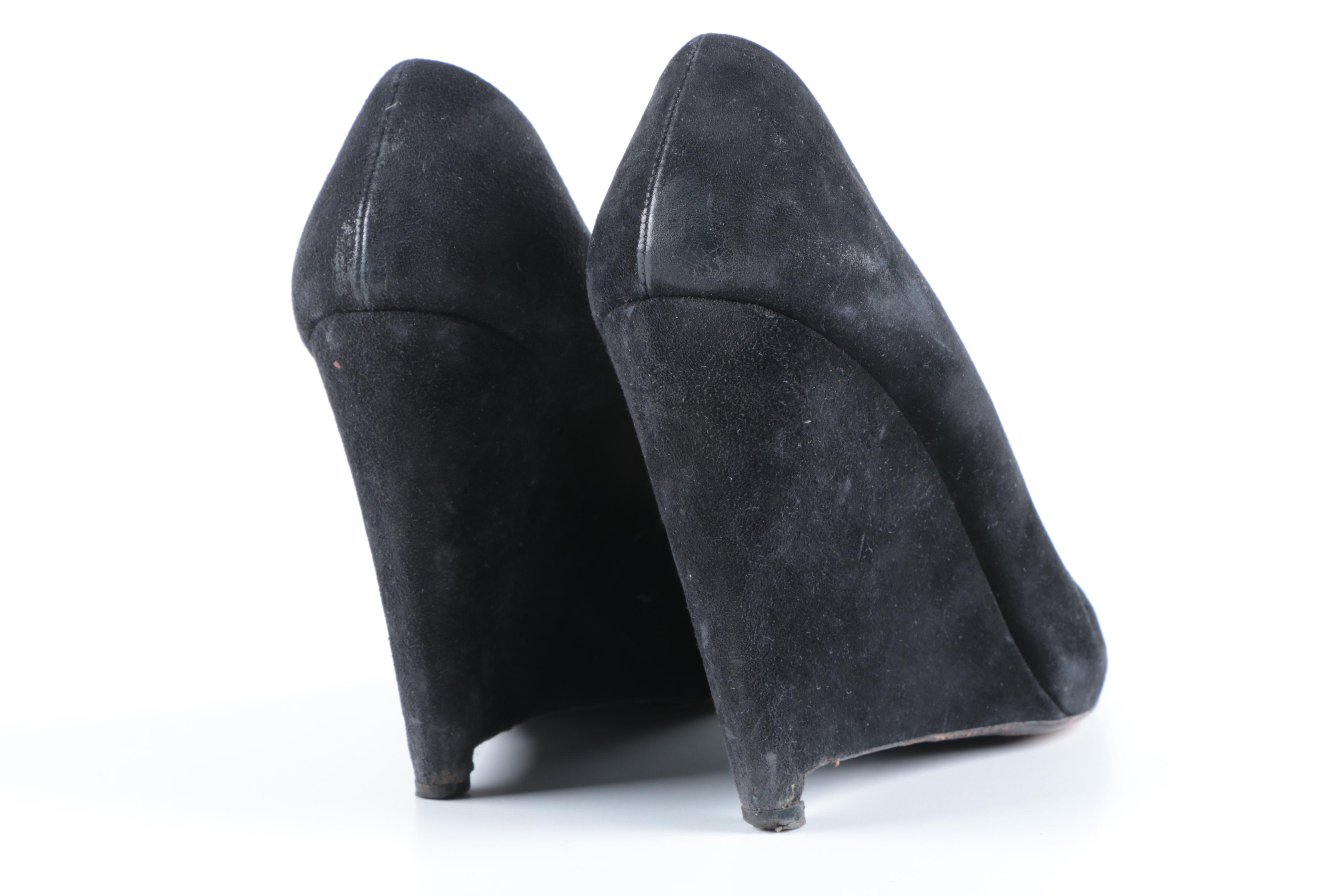 Women's Prada and Miu Miu Black Heels